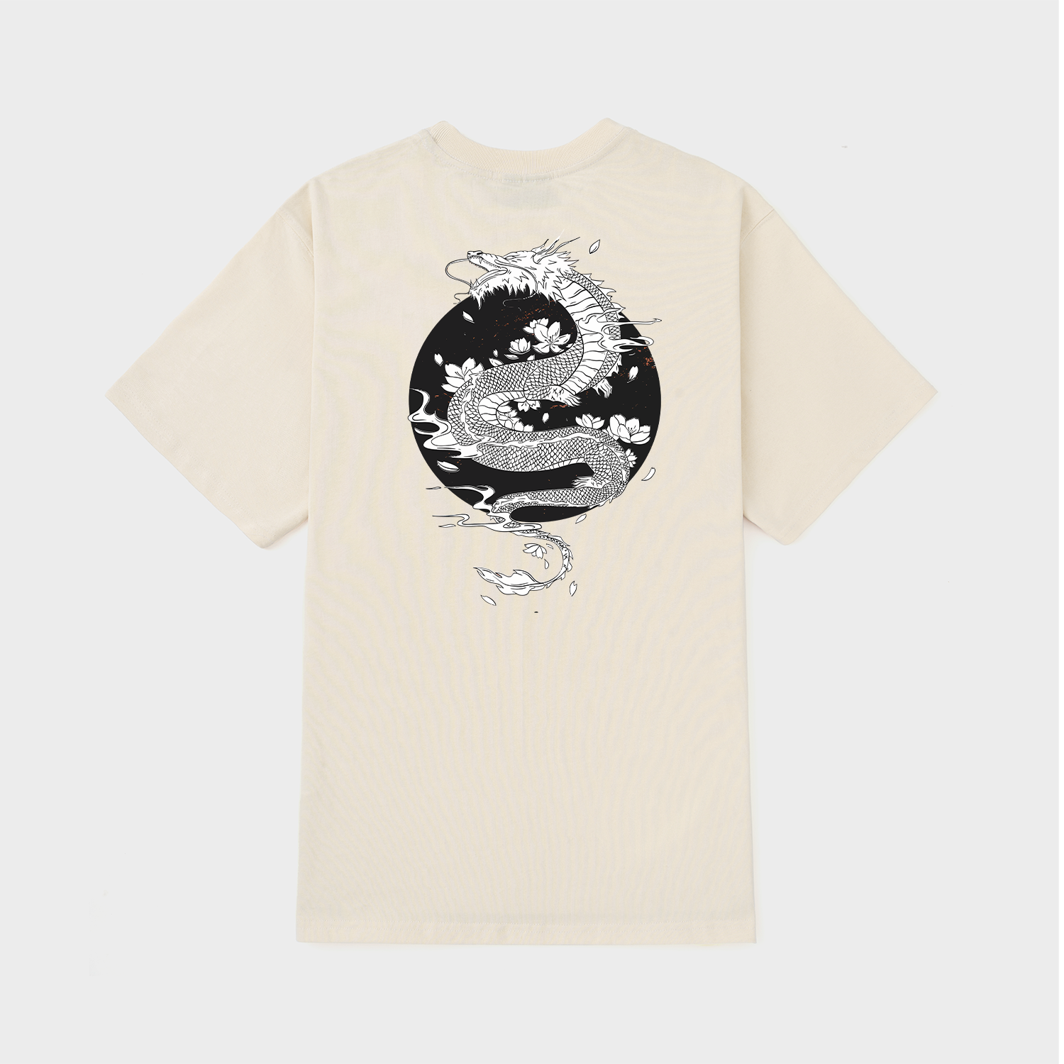 JAPANESE WHITE DRAGON T-SHIRT / KEM