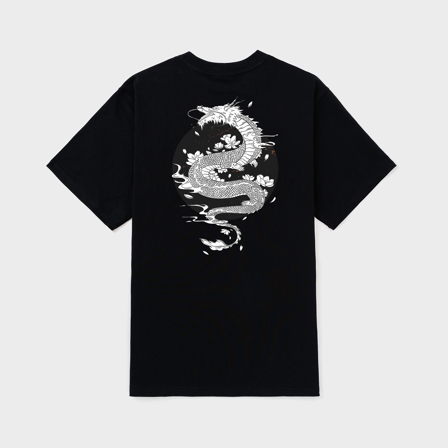 JAPANESE WHITE DRAGON T-SHIRT / ĐEN