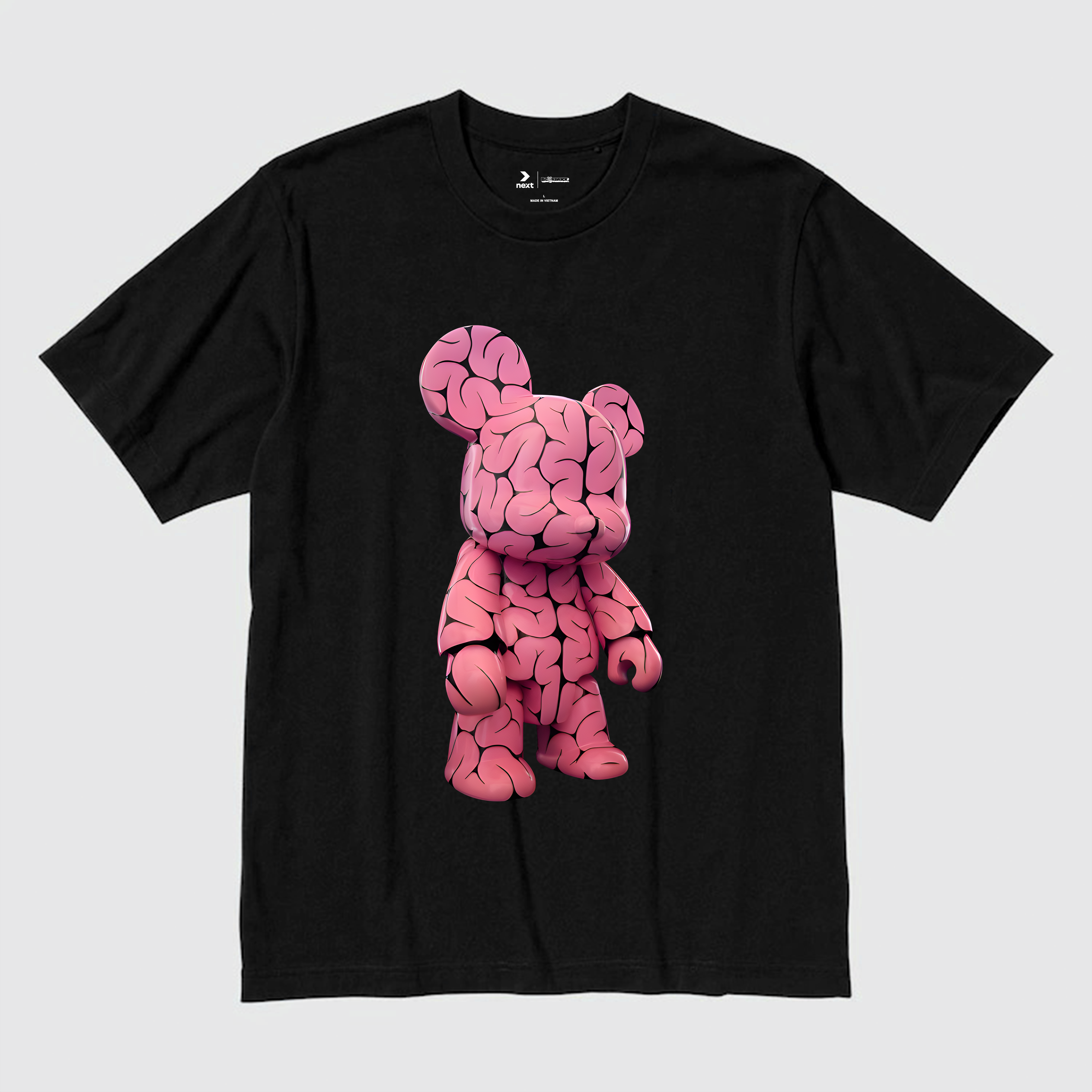 PINK BEARBRICK T-SHIRT / ĐEN