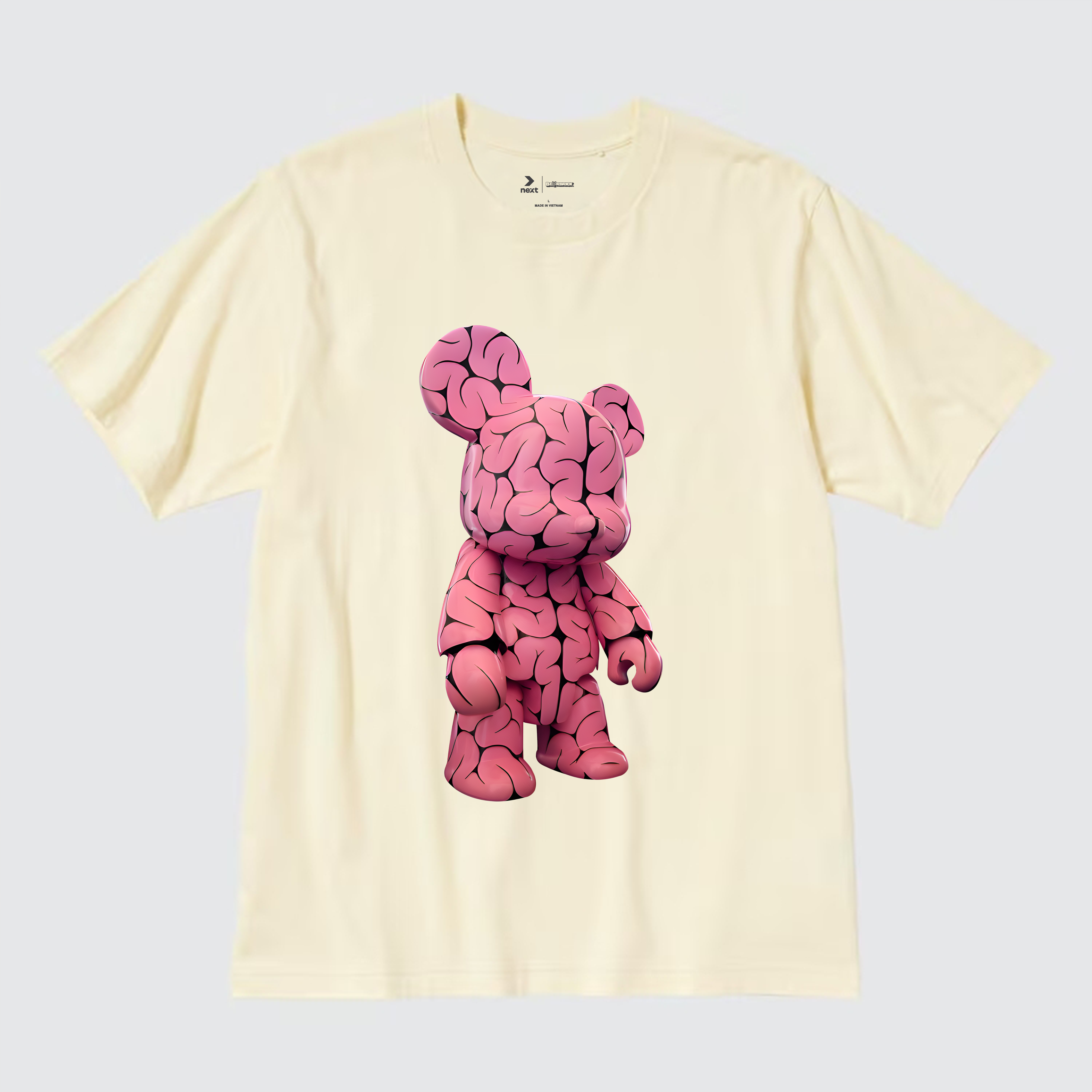 PINK BEARBRICK T-SHIRT / KEM