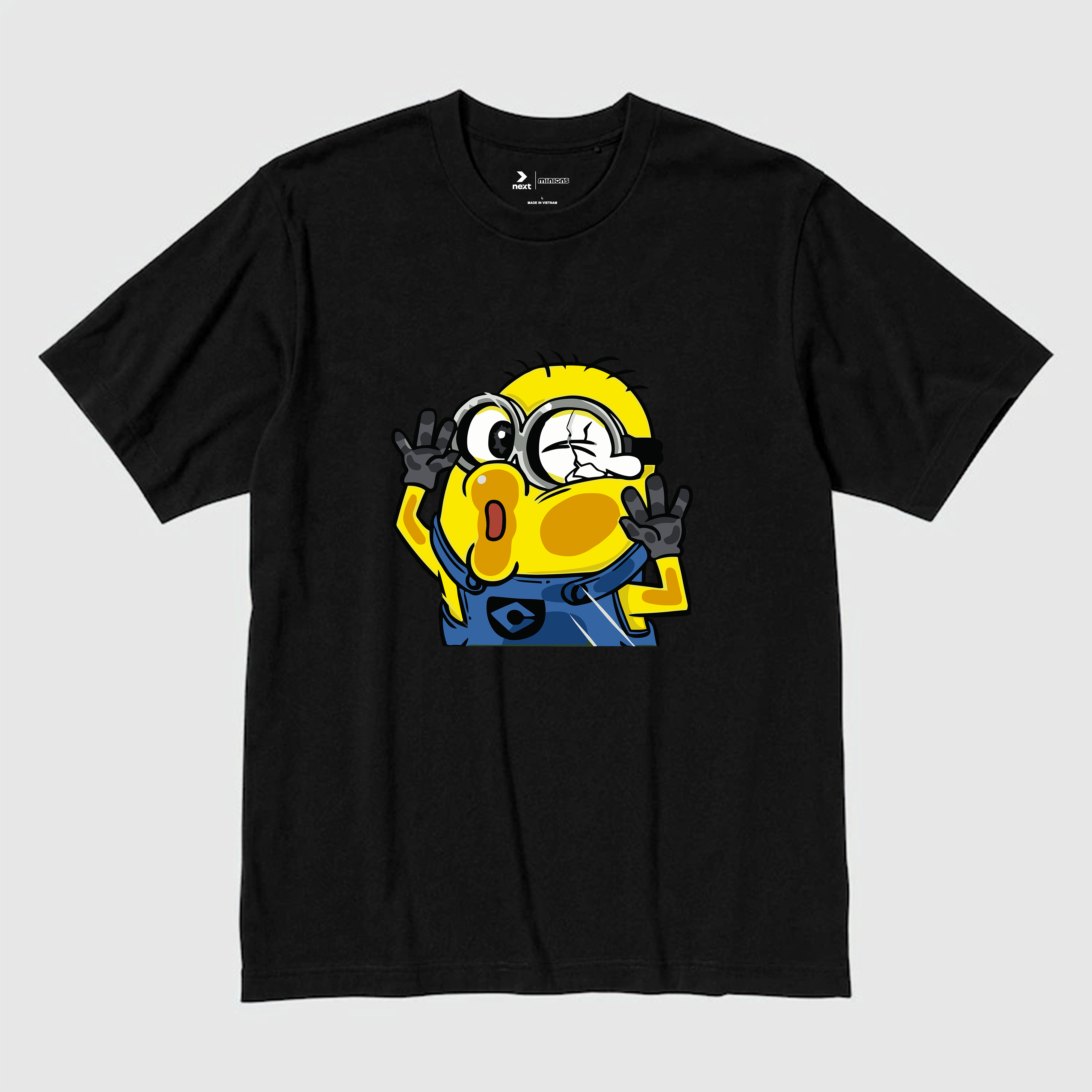 MINIONS T-SHIRT / ĐEN