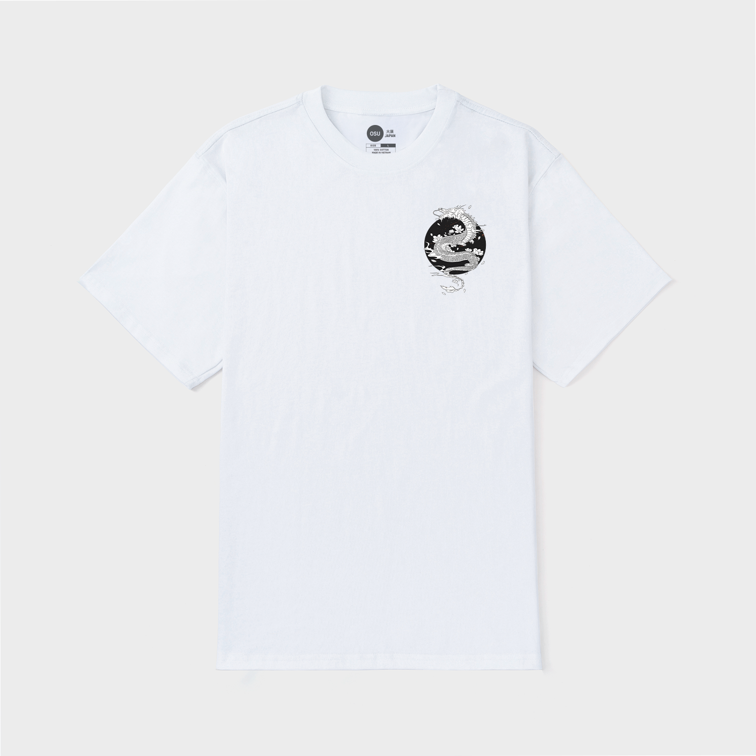 JAPANESE WHITE DRAGON T-SHIRT / TRẮNG