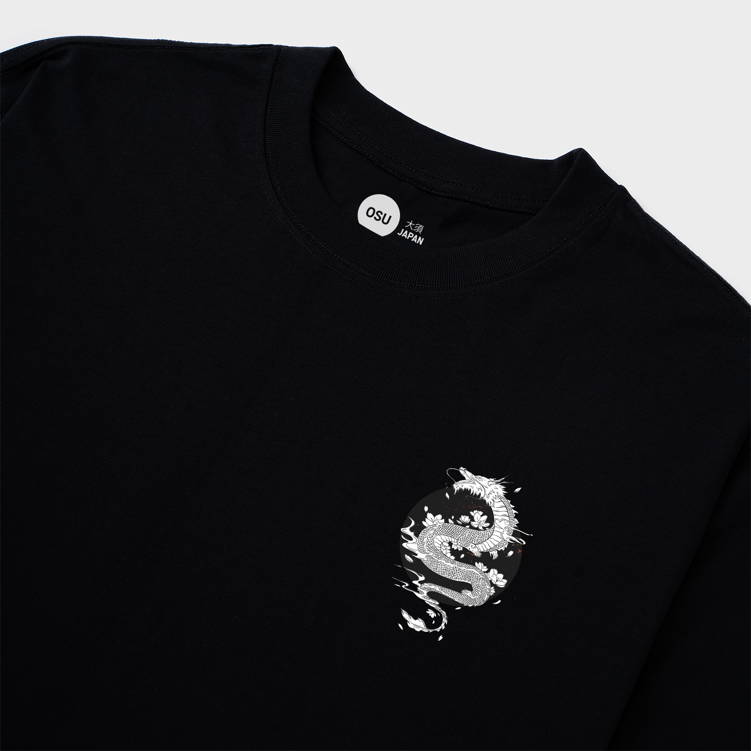 JAPANESE WHITE DRAGON T-SHIRT / ĐEN