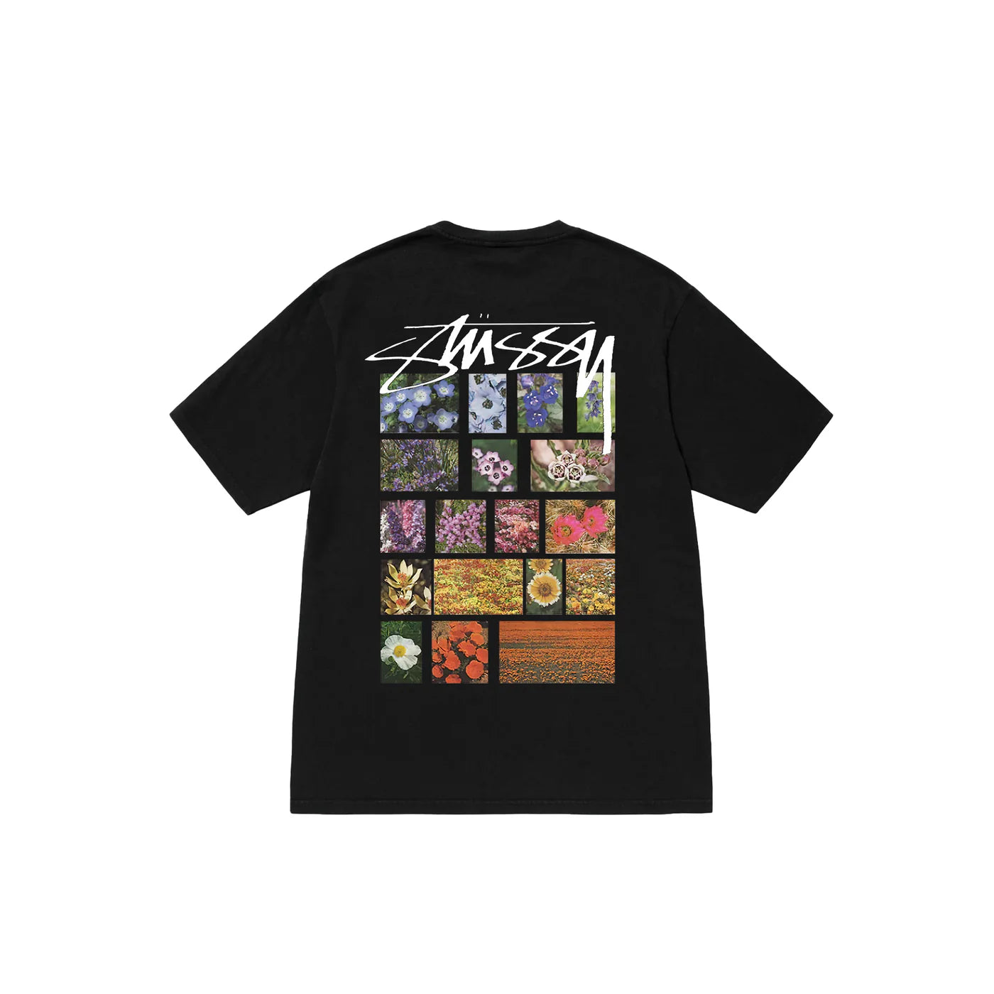 Flash Sale Stussy Flower Grid Pigment T-Shirt