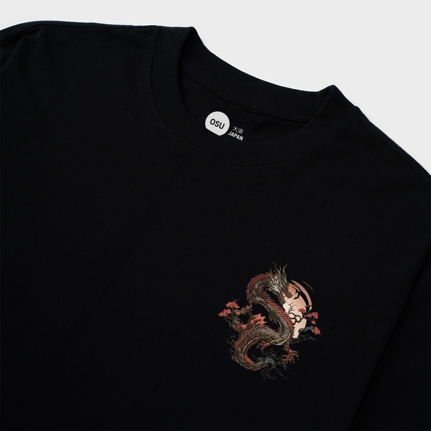 JAPANESE DRAGON VINTAGE T-SHIRT / ĐEN