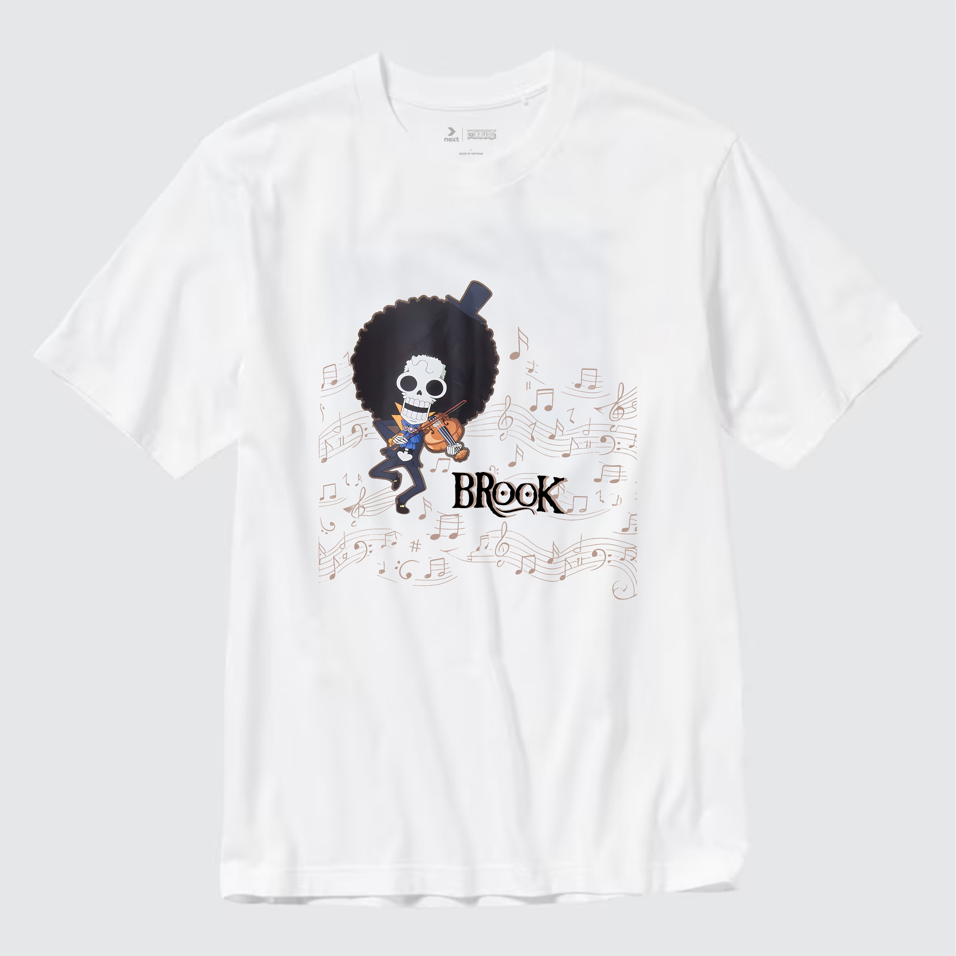 ONE PIECE BROOK T-SHIRT / TRẮNG