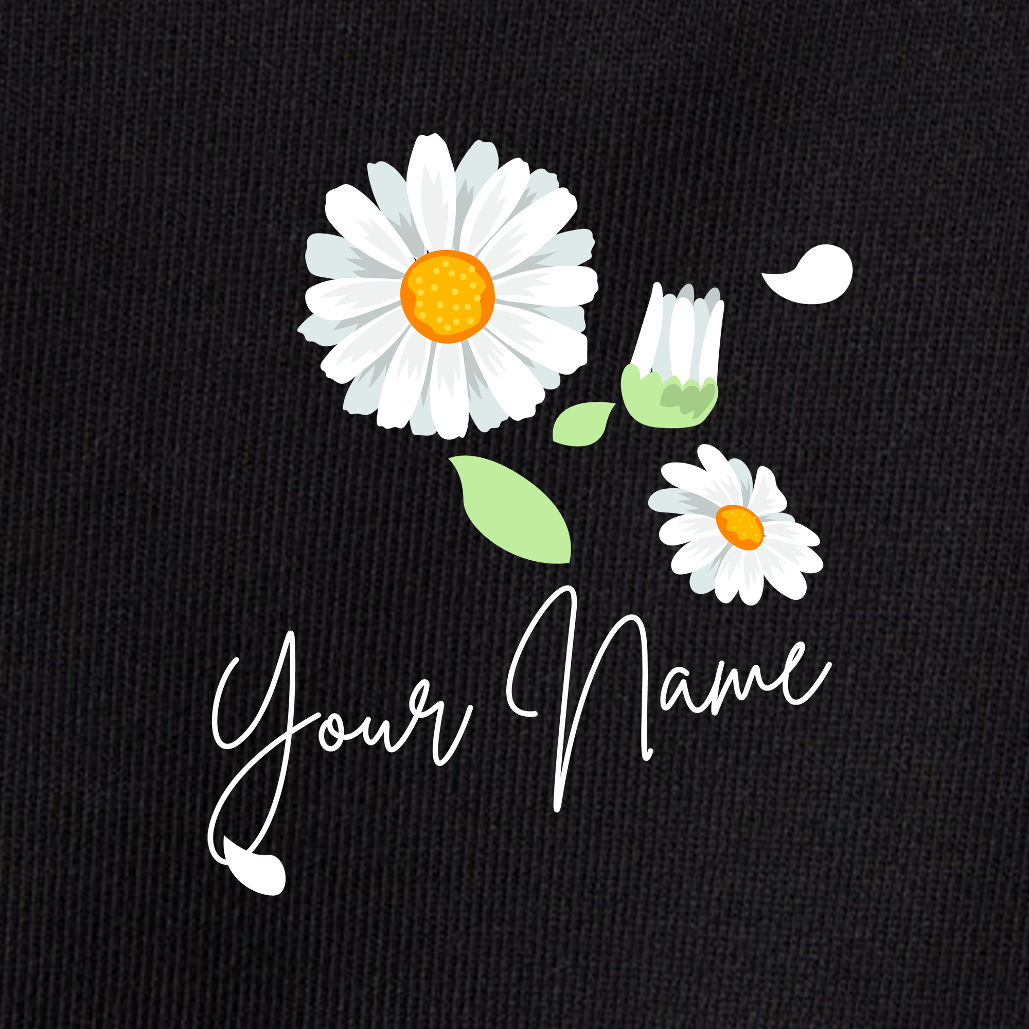 Custom Couple Flower Hoodie