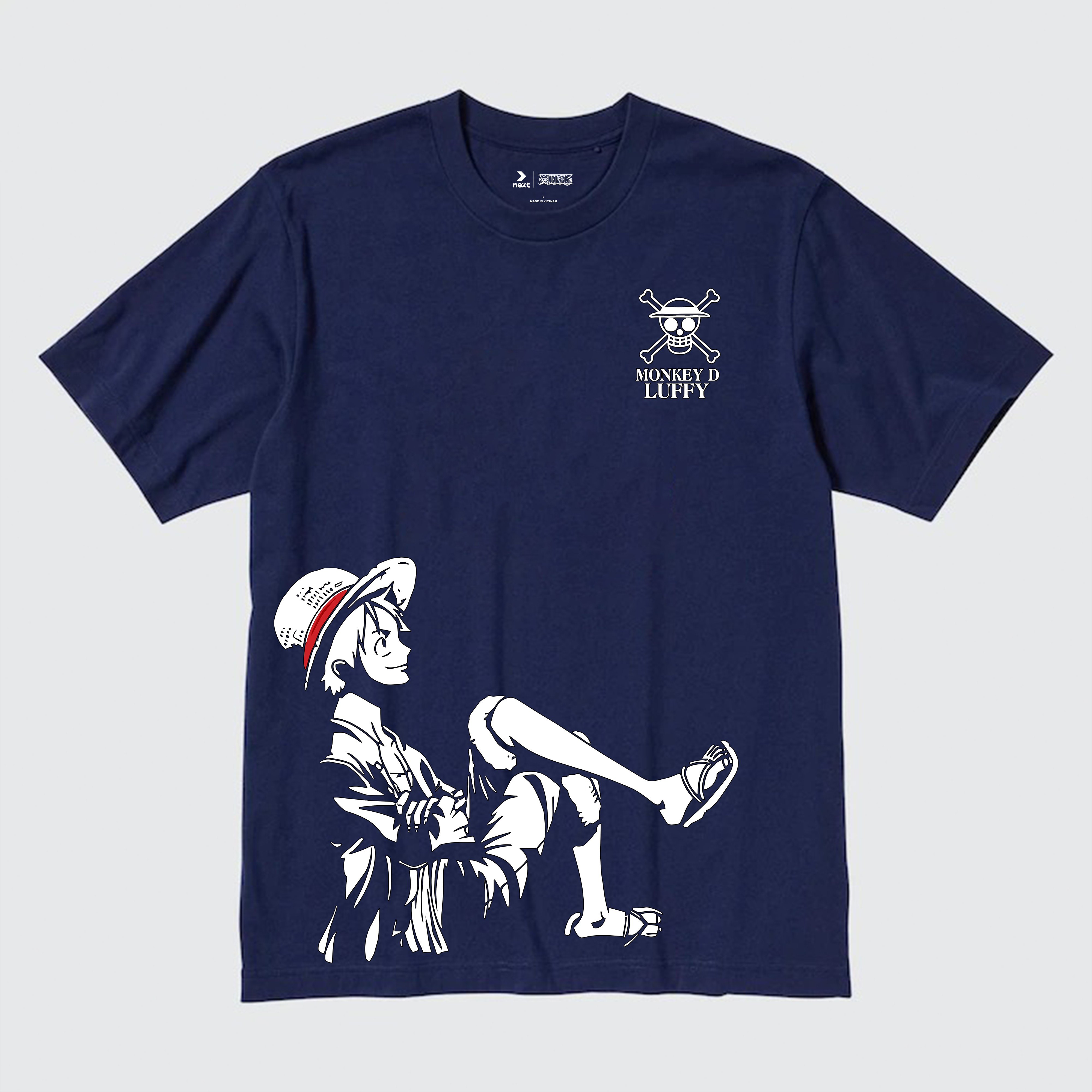 ONE PIECE MONKEY D. LUFFY T-SHIRT / NAVY