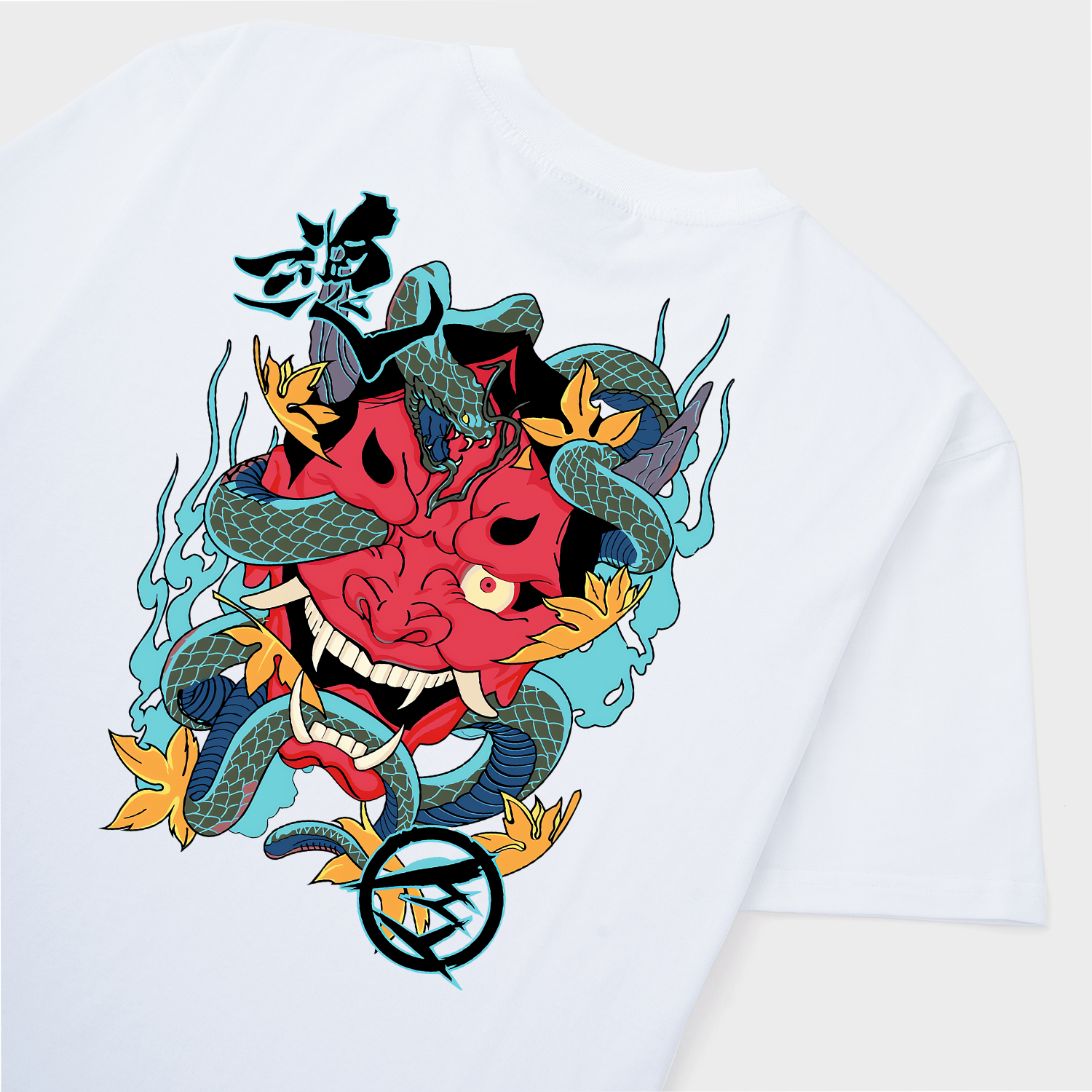 SNAKE DEMON T-SHIRT / TRẮNG