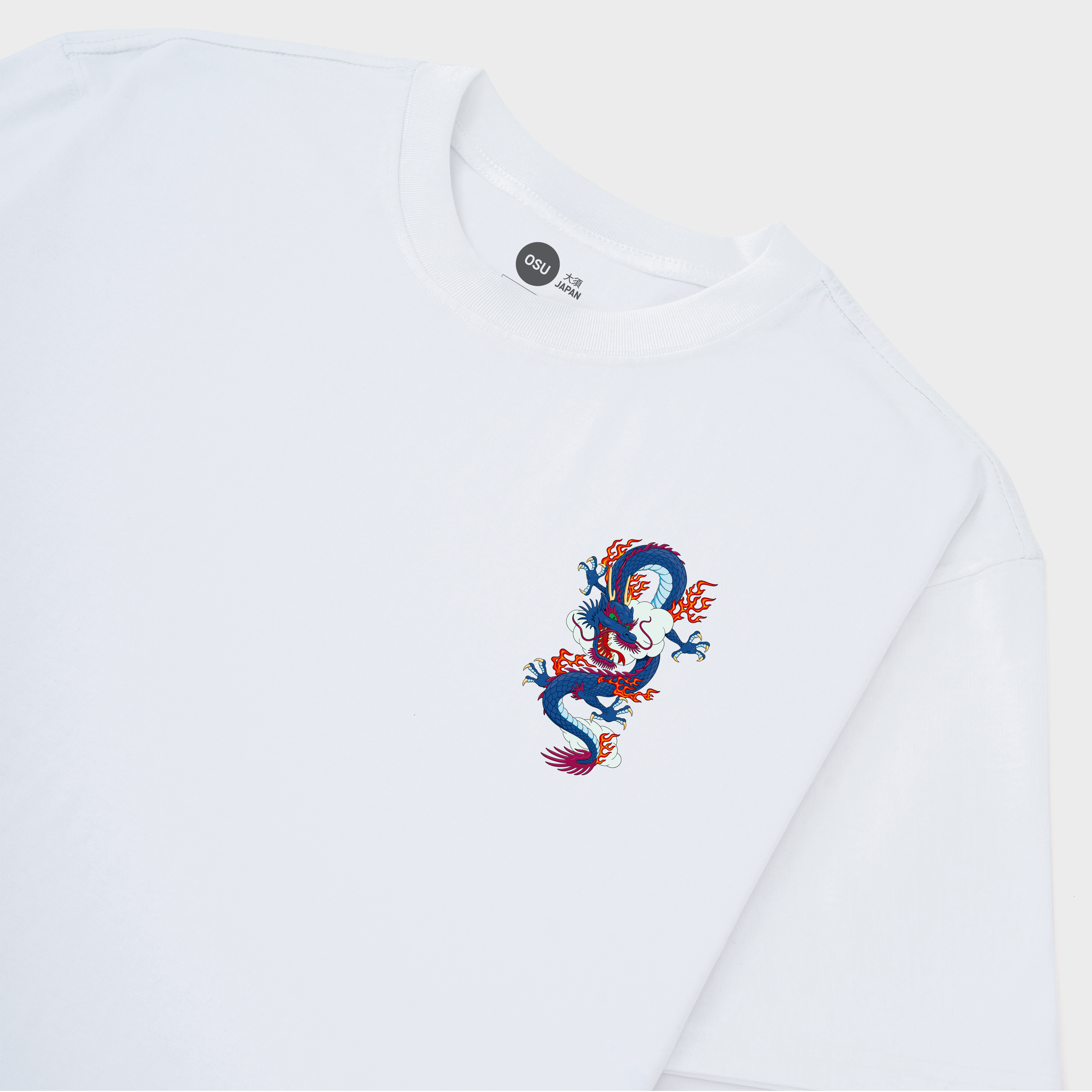 JAPANESE DRAGON T-SHIRT / TRẮNG