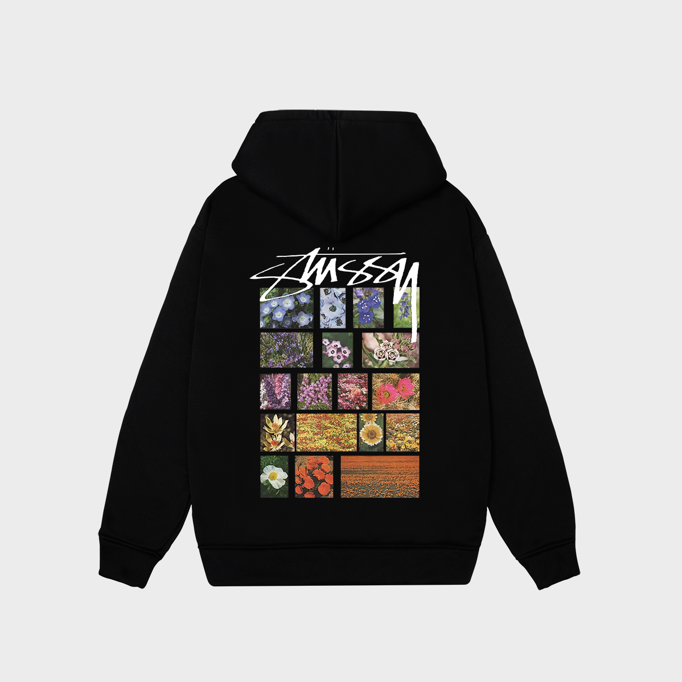 Stussy Flower Grid Pigment Hoodie