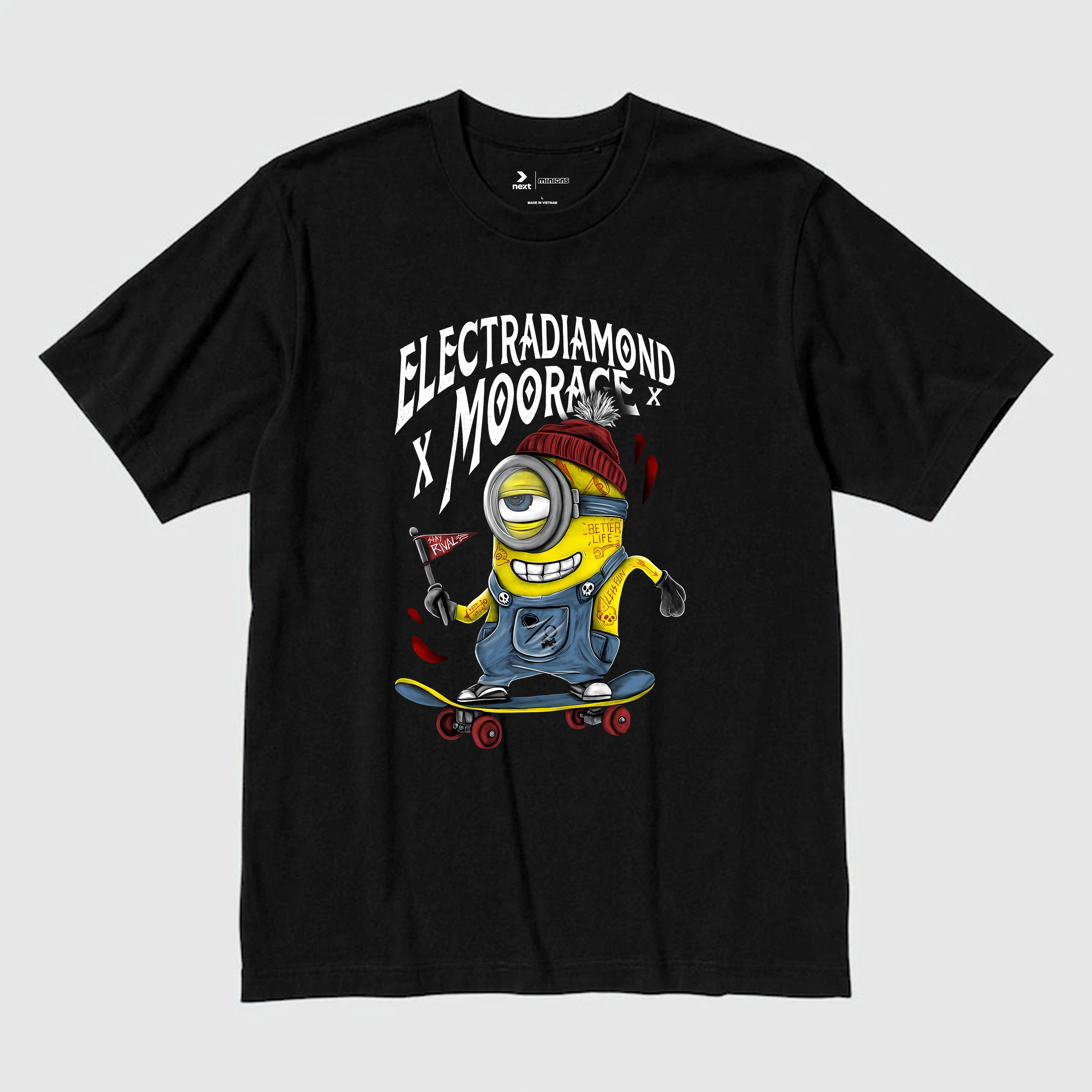 MINIONS COOL T-SHIRT / ĐEN