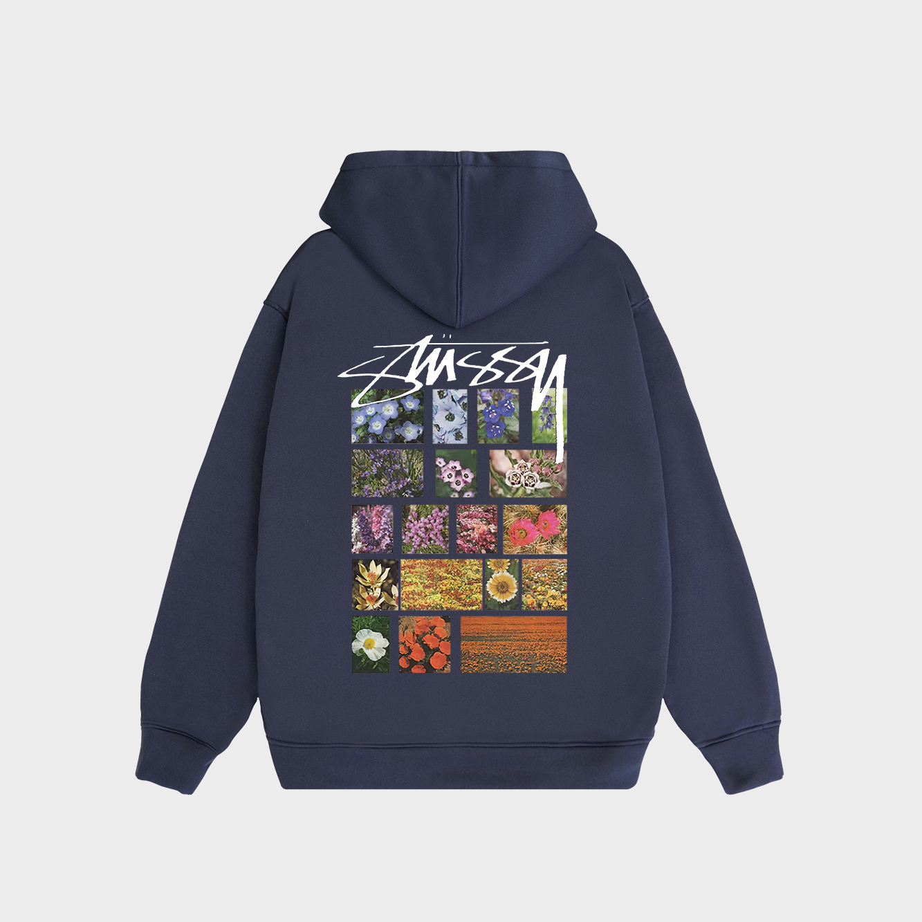 Stussy Flower Grid Pigment Hoodie