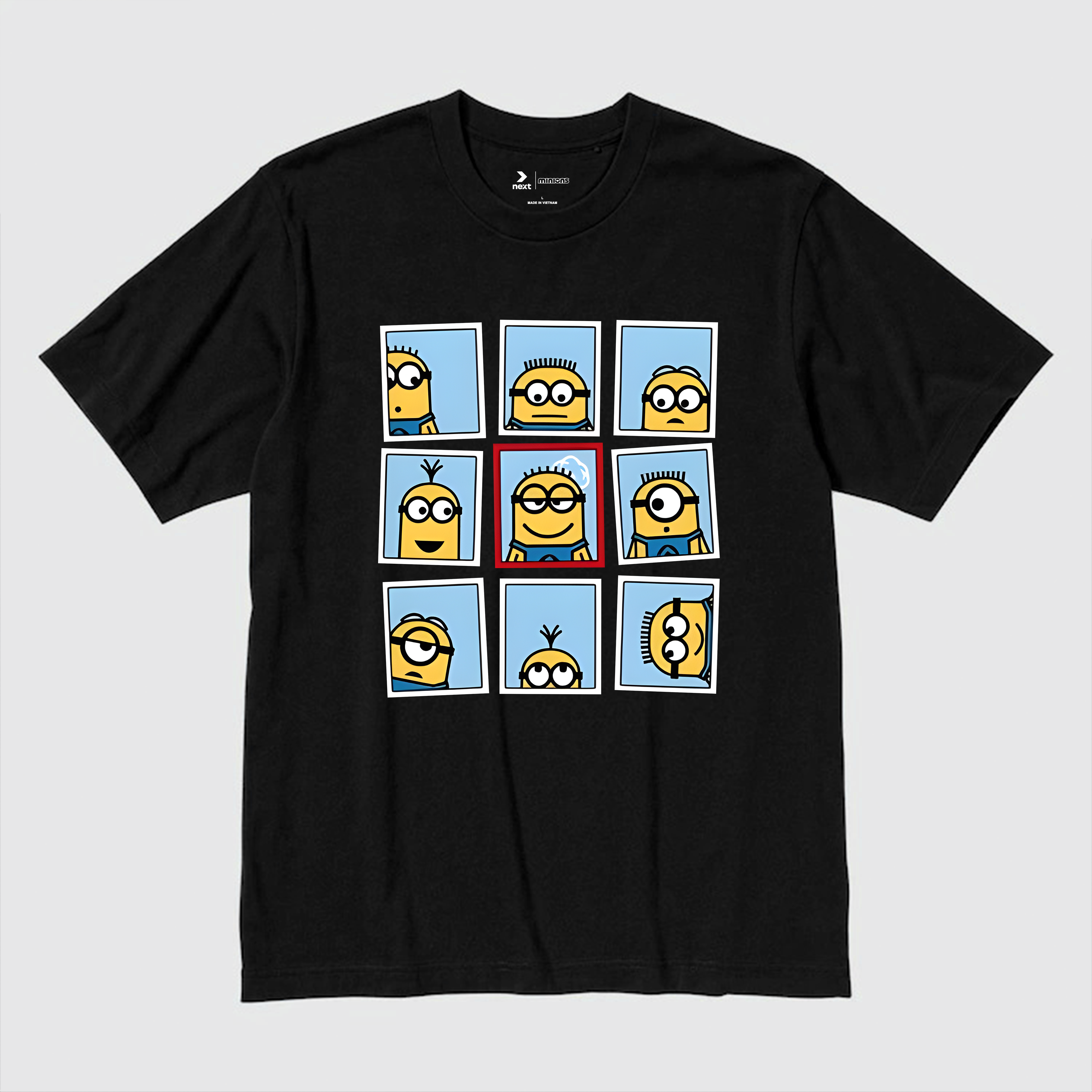 MINIONS WHEN YOU THINK YOU'RE MUTE T-SHIRT / ĐEN