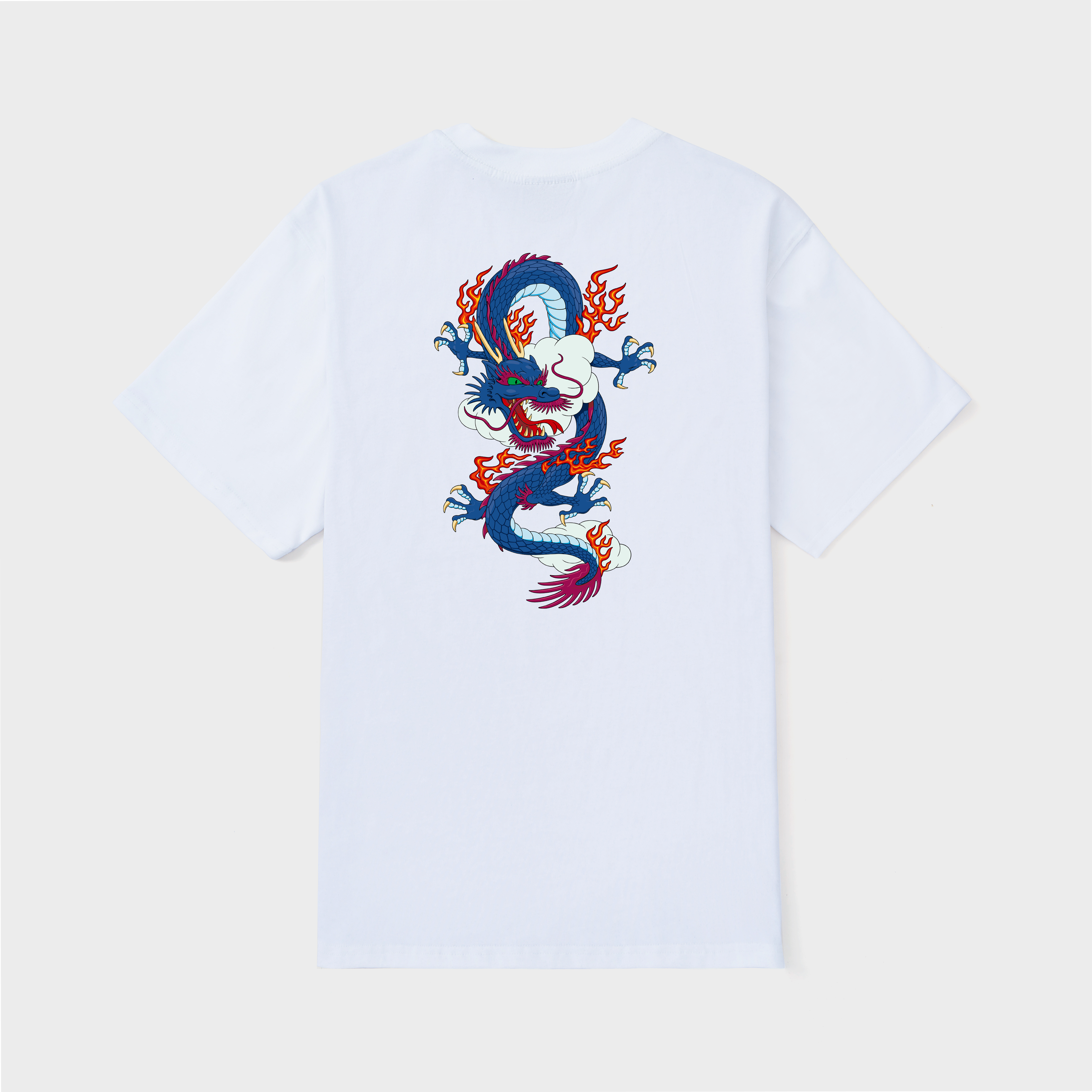 JAPANESE DRAGON T-SHIRT / TRẮNG