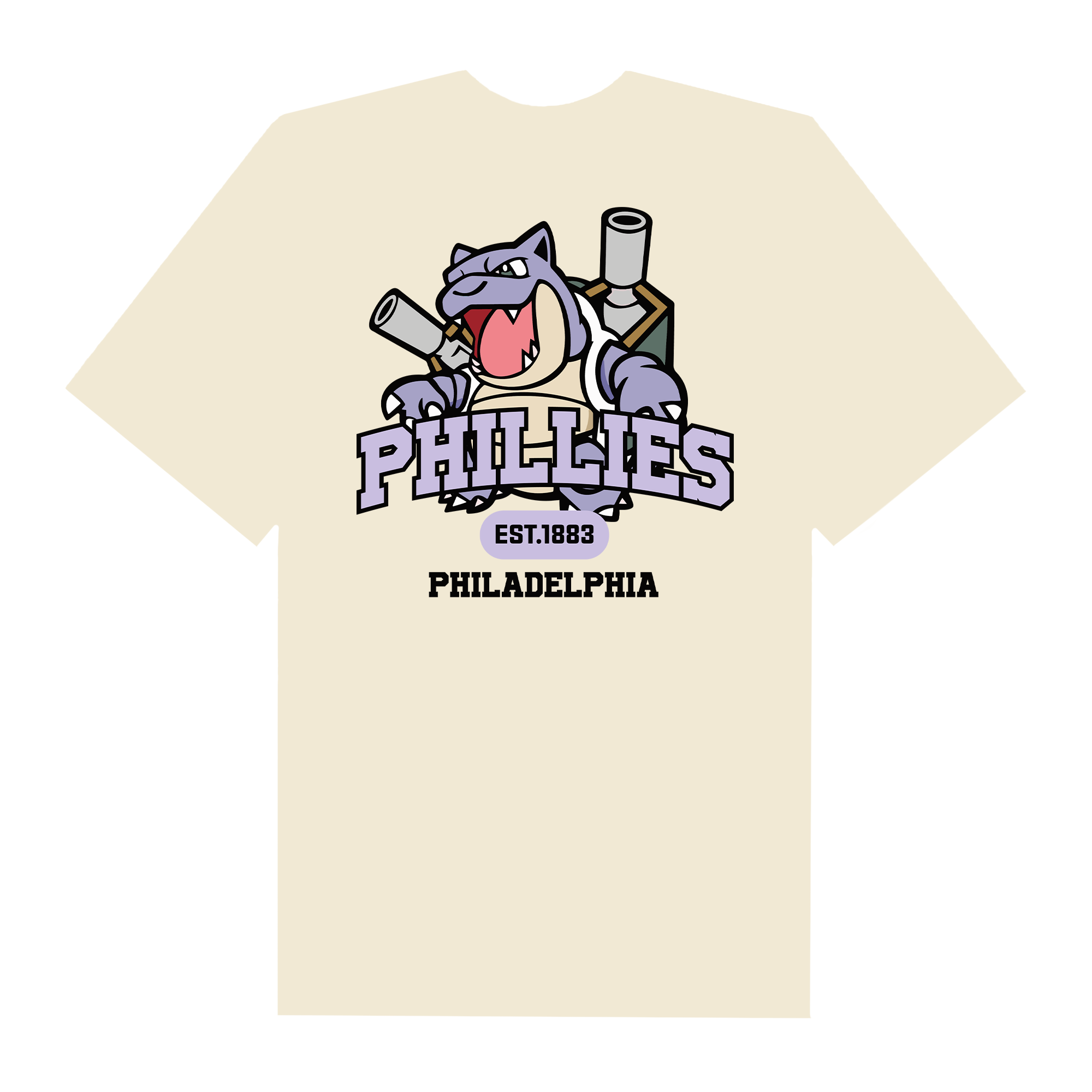 MLB Anime Pokemon Shiny Blastoise Phil T-Shirt