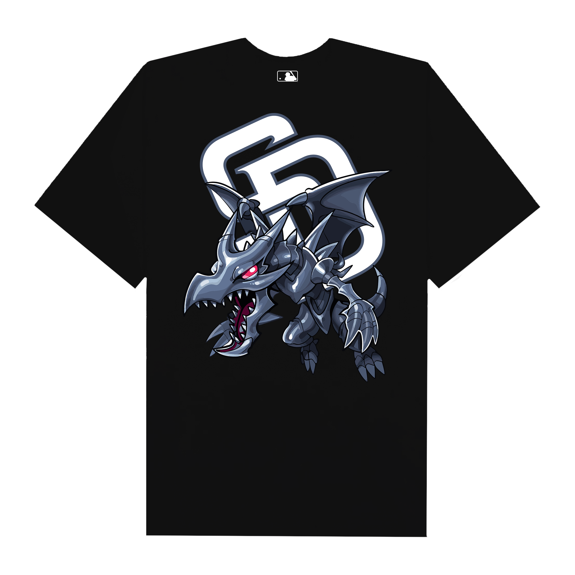 MLB Anime Yugioh Red-Eyes Black Dragon SD T-Shirt