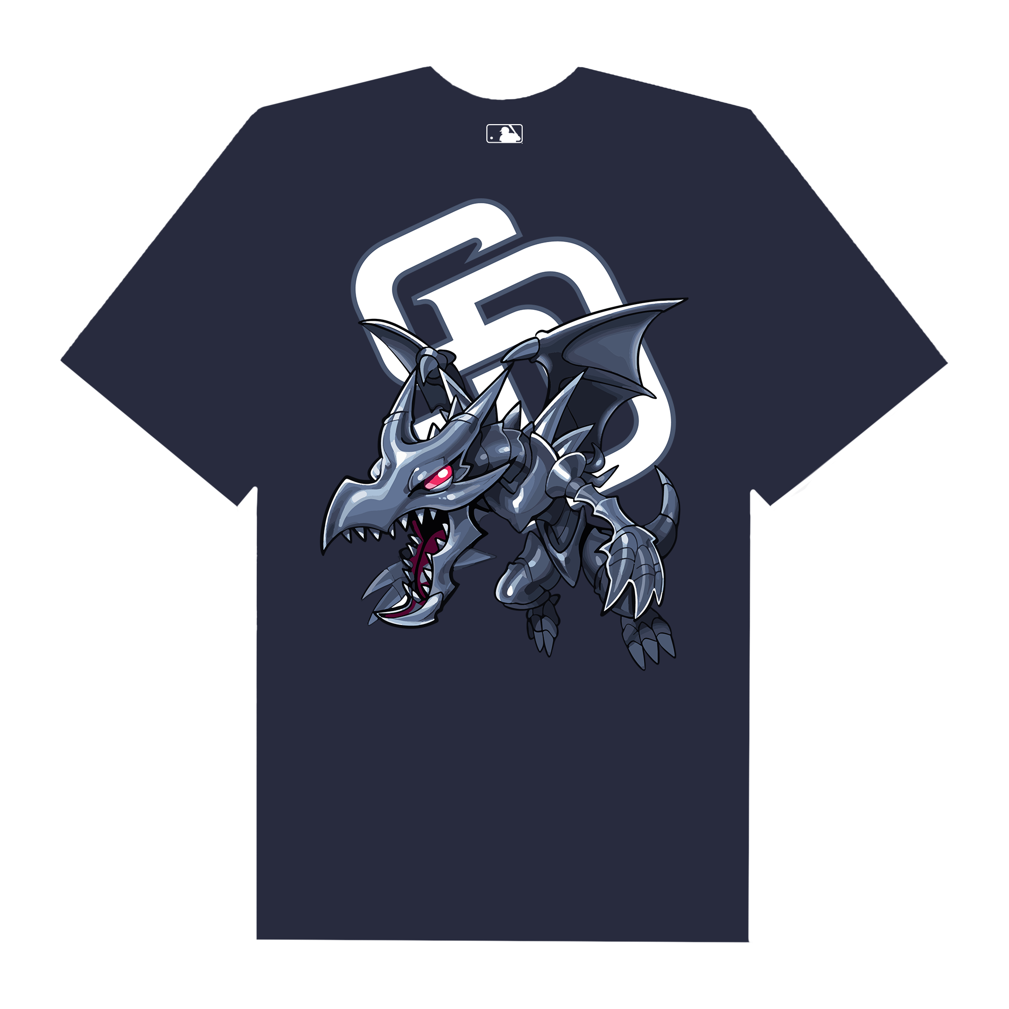 MLB Anime Yugioh Red-Eyes Black Dragon SD T-Shirt