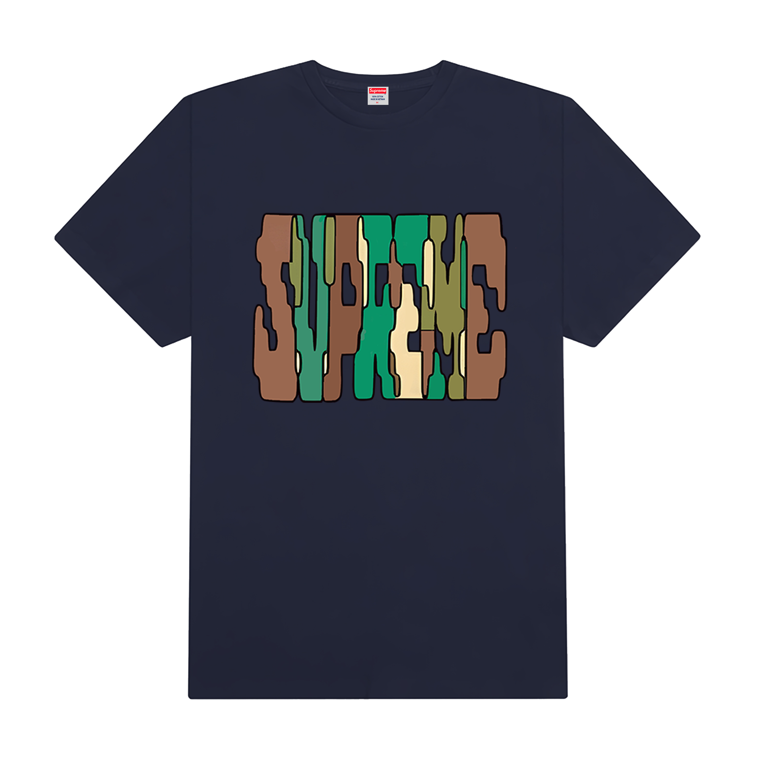 Camouflage Supreme Logo T-Shirt