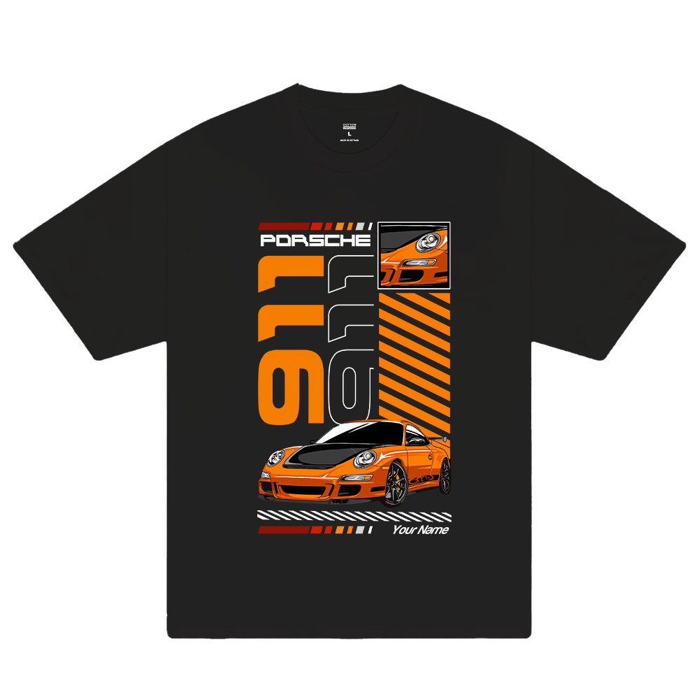 Custom Car Porsche Revolutionary Speed T-Shirt