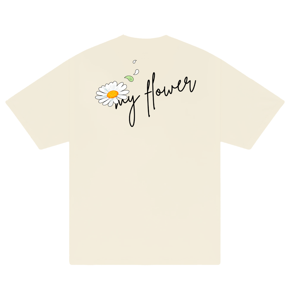 Custom Couple Flower T-Shirt