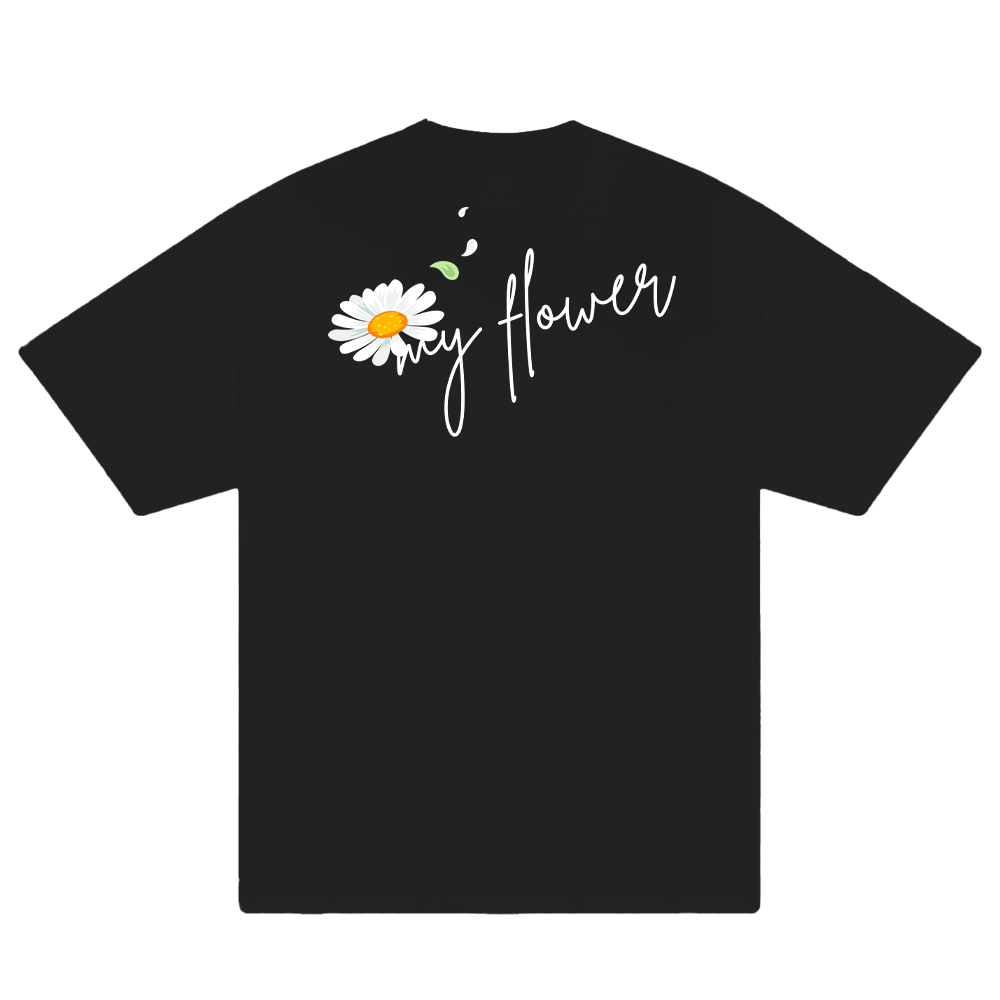 Custom Couple Flower T-Shirt