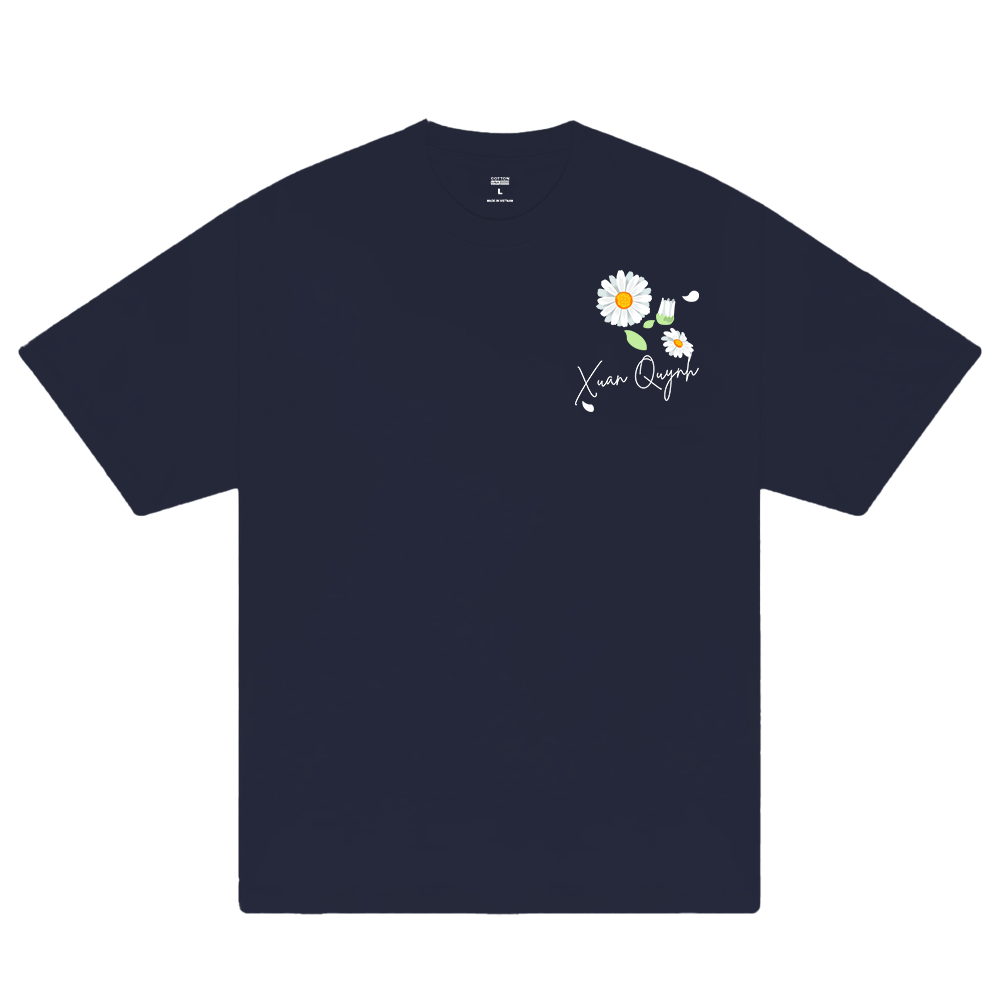 Custom Couple Flower T-Shirt