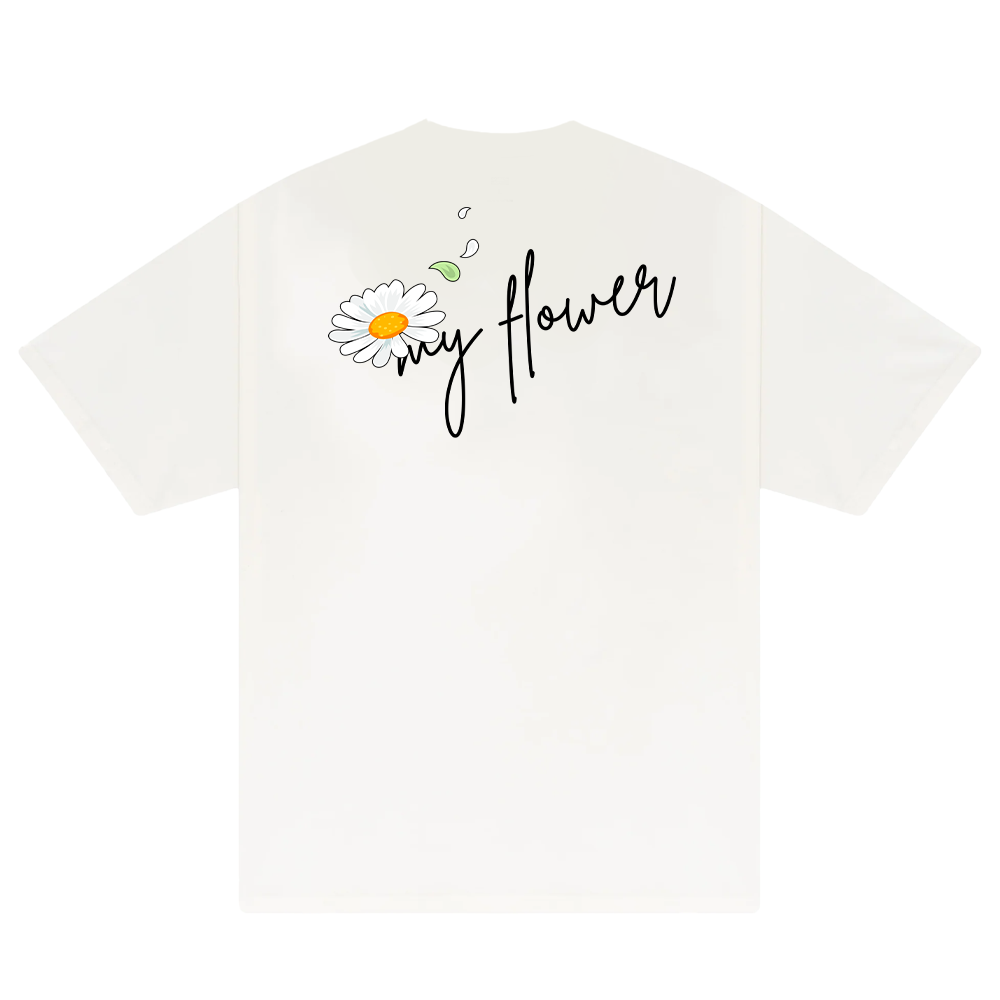 Custom Couple Flower T-Shirt