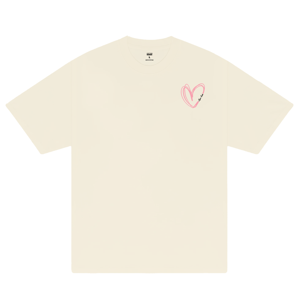 Custom Couple Heart T-Shirt