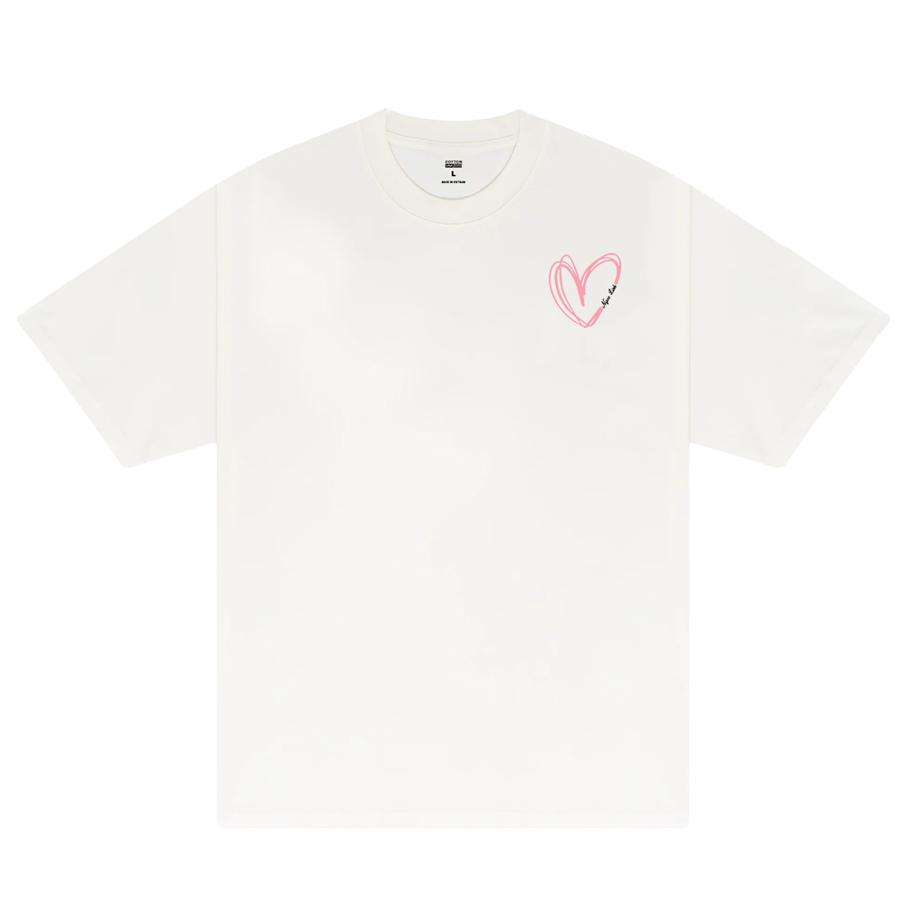 Custom Couple Heart T-Shirt