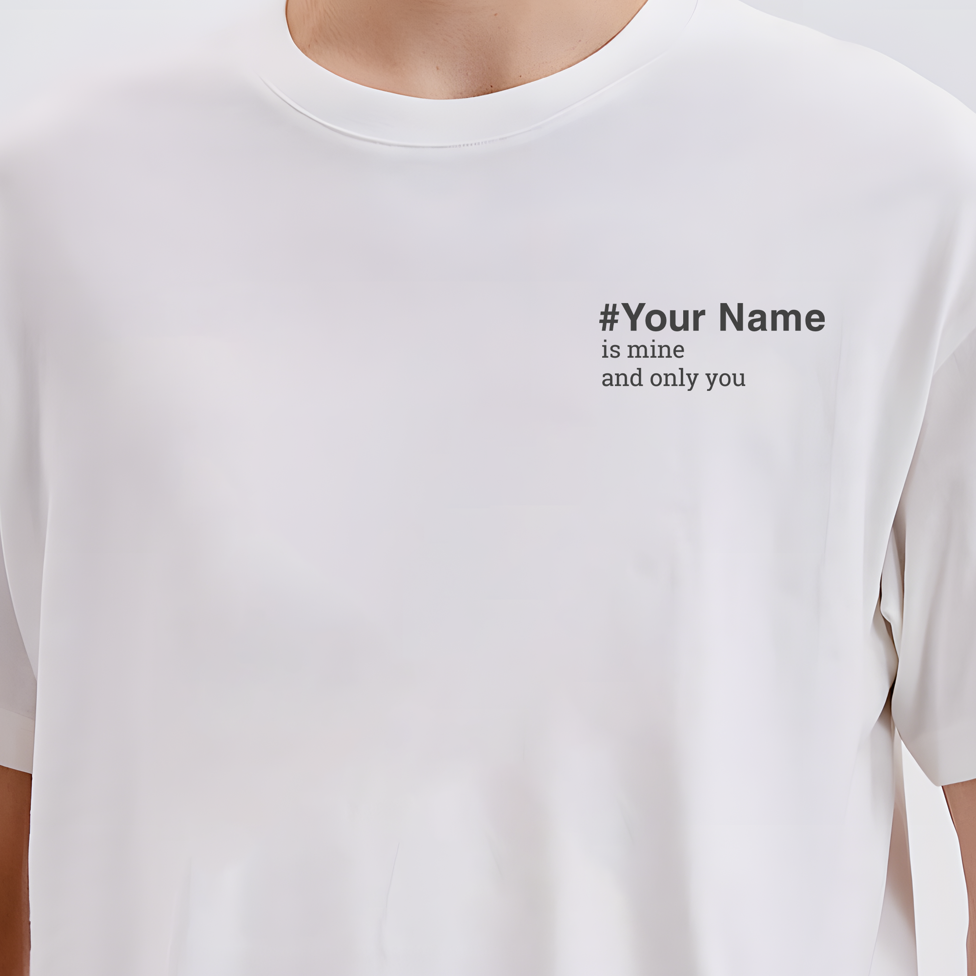 Custom Couple Is Mine And Only You T-Shirt