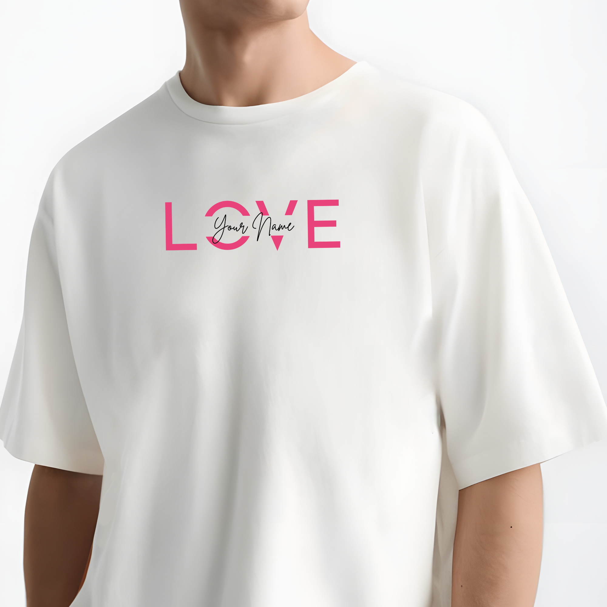 Custom Couple Love T-Shirt