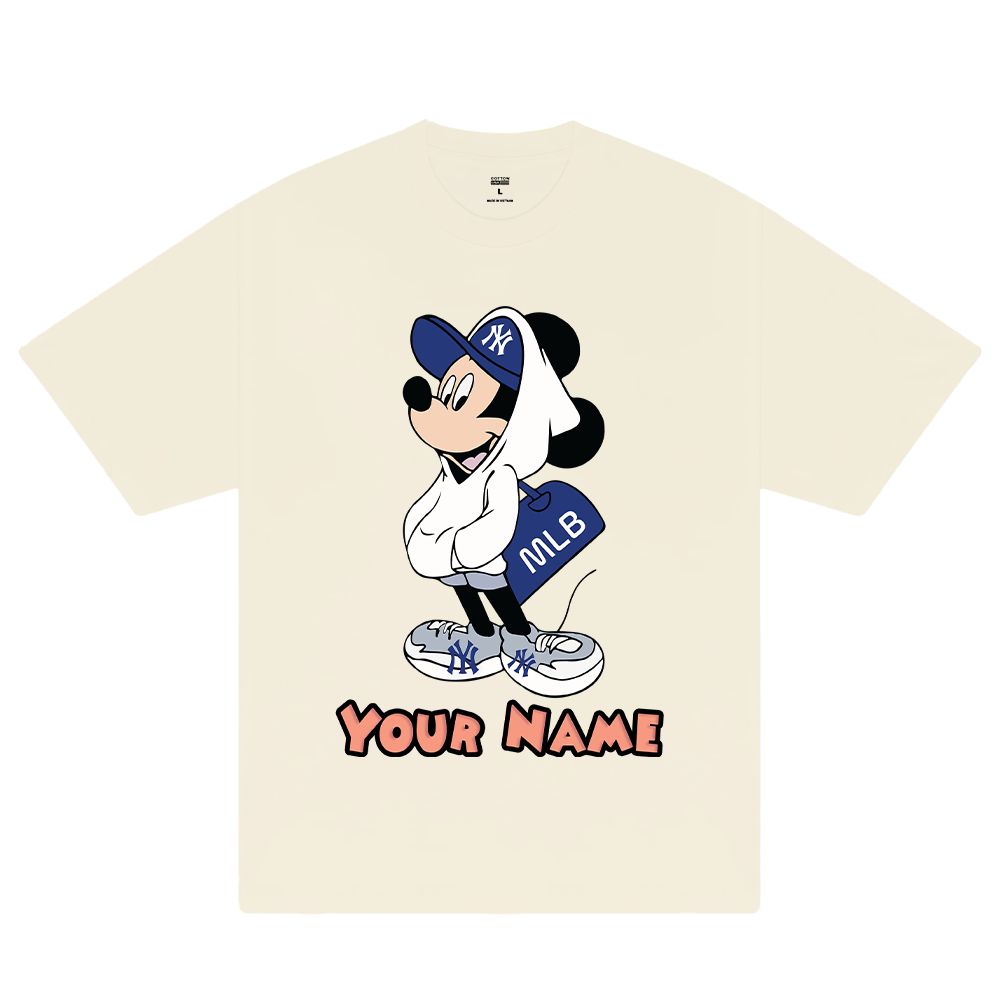 Custom Couple MLB x Mickey T-Shirt