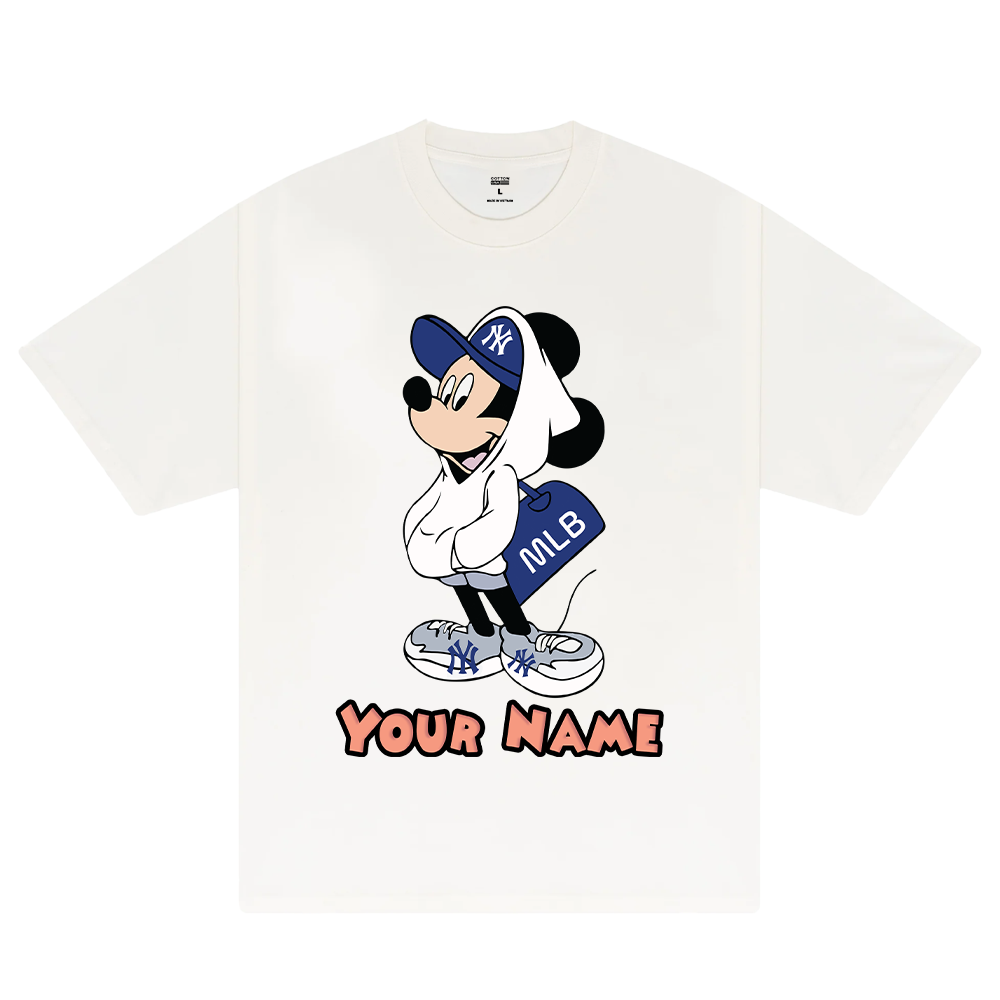 Custom Couple MLB x Mickey T-Shirt