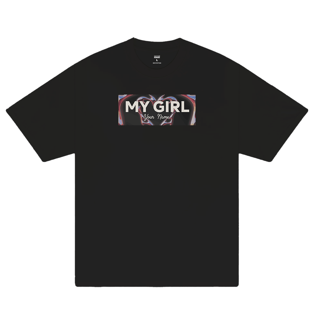 Custom Couple My Girl, My Boy T-Shirt