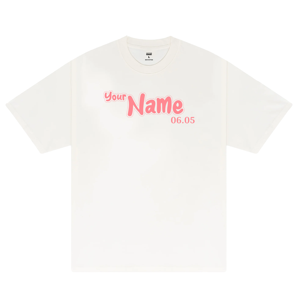 Custom Couple Name x Number T-Shirt