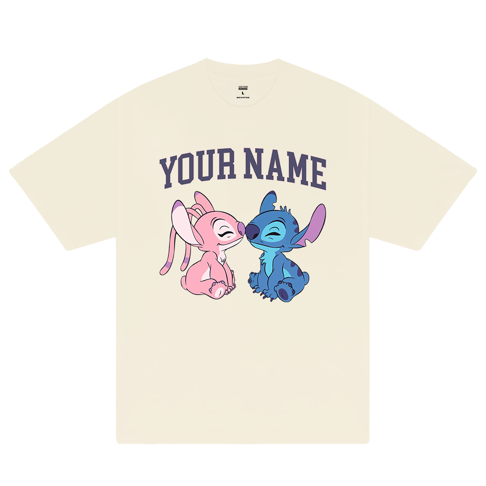 Custom Couple Stitch x Angel T-Shirt