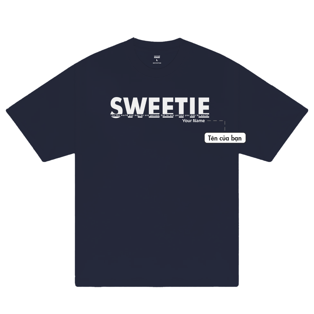 Custom Couple Sweetie T-Shirt