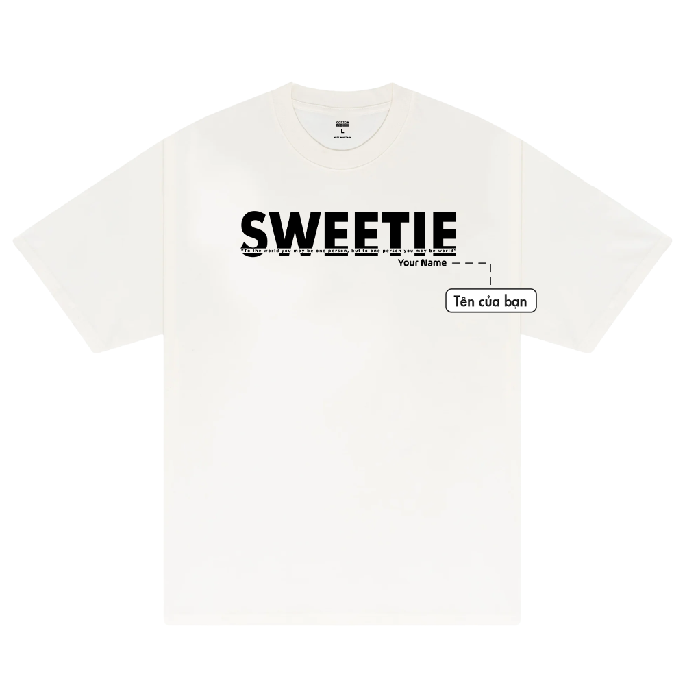 Custom Couple Sweetie T-Shirt