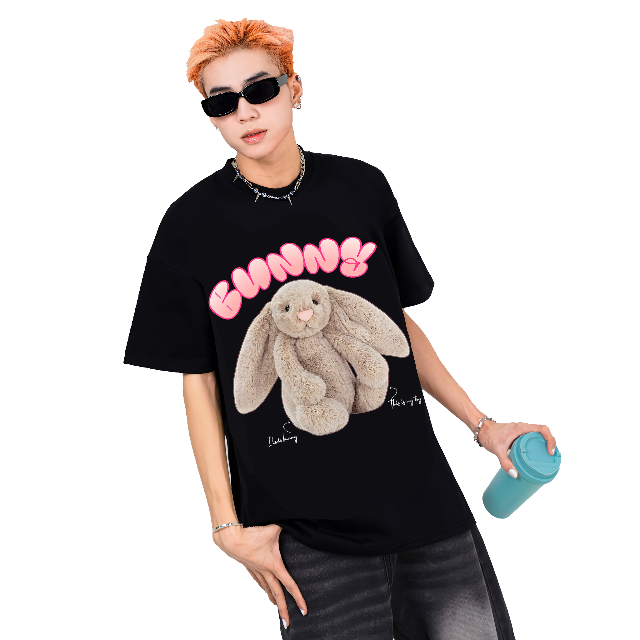 Cute Bunny Jelly Cat Shirt T-Shirt