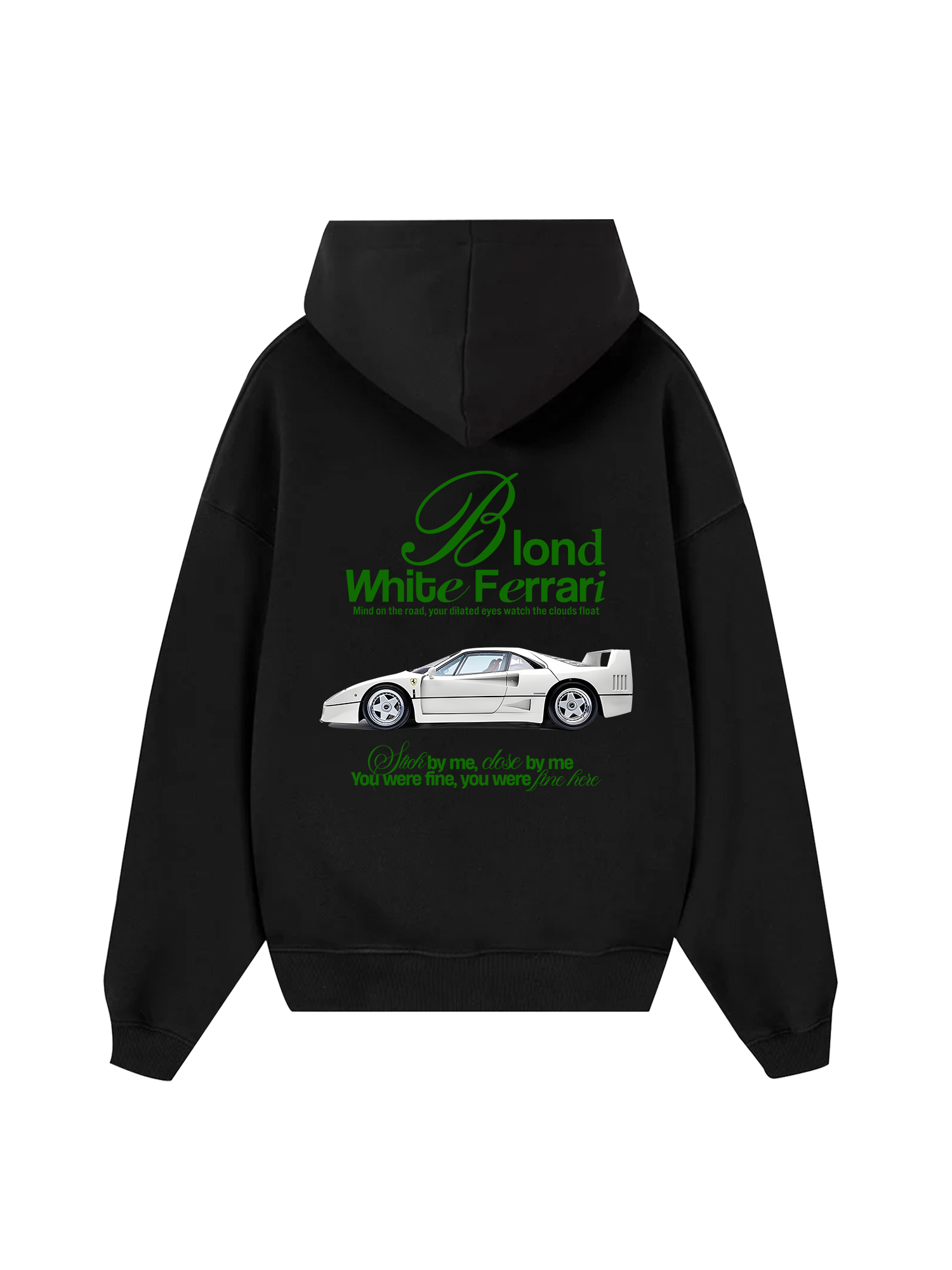 Ferrari Blond White Hoodie