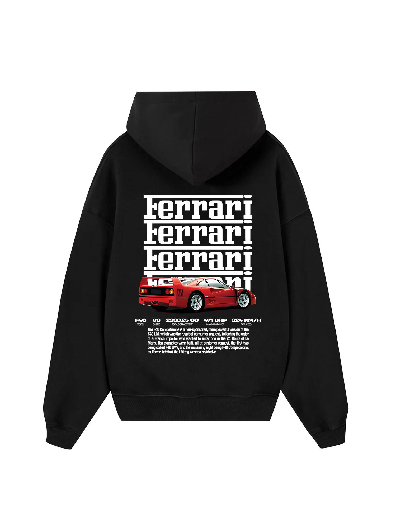 Ferrari Competizione F-40 Hoodie