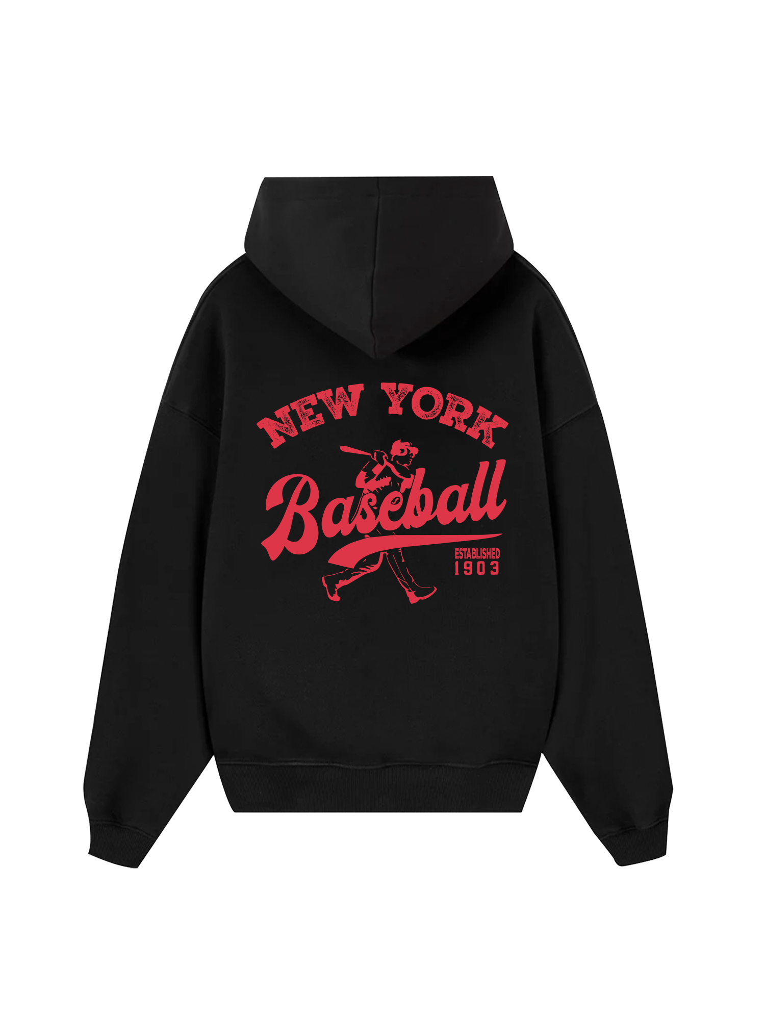 New York Baseball Pink Hoodie