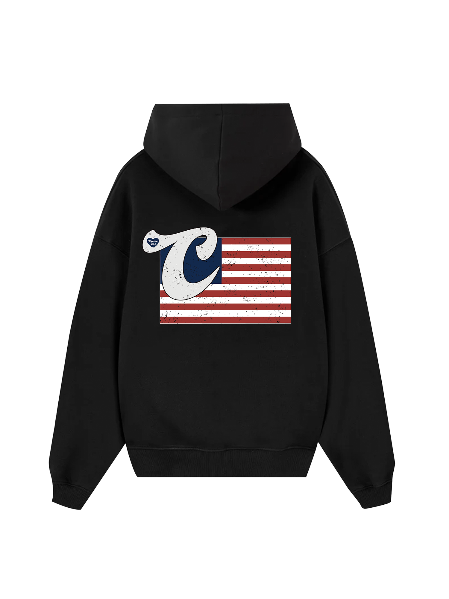 USA Vintage Flag Hoodie
