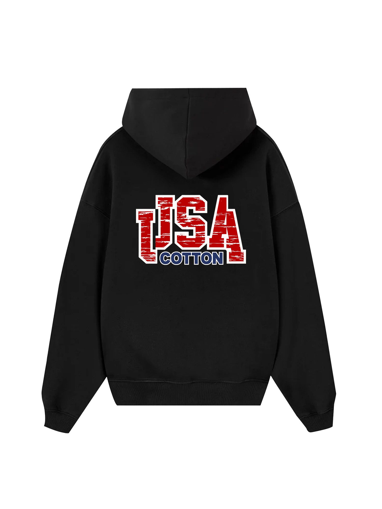 USA Scratched Typo Hoodie