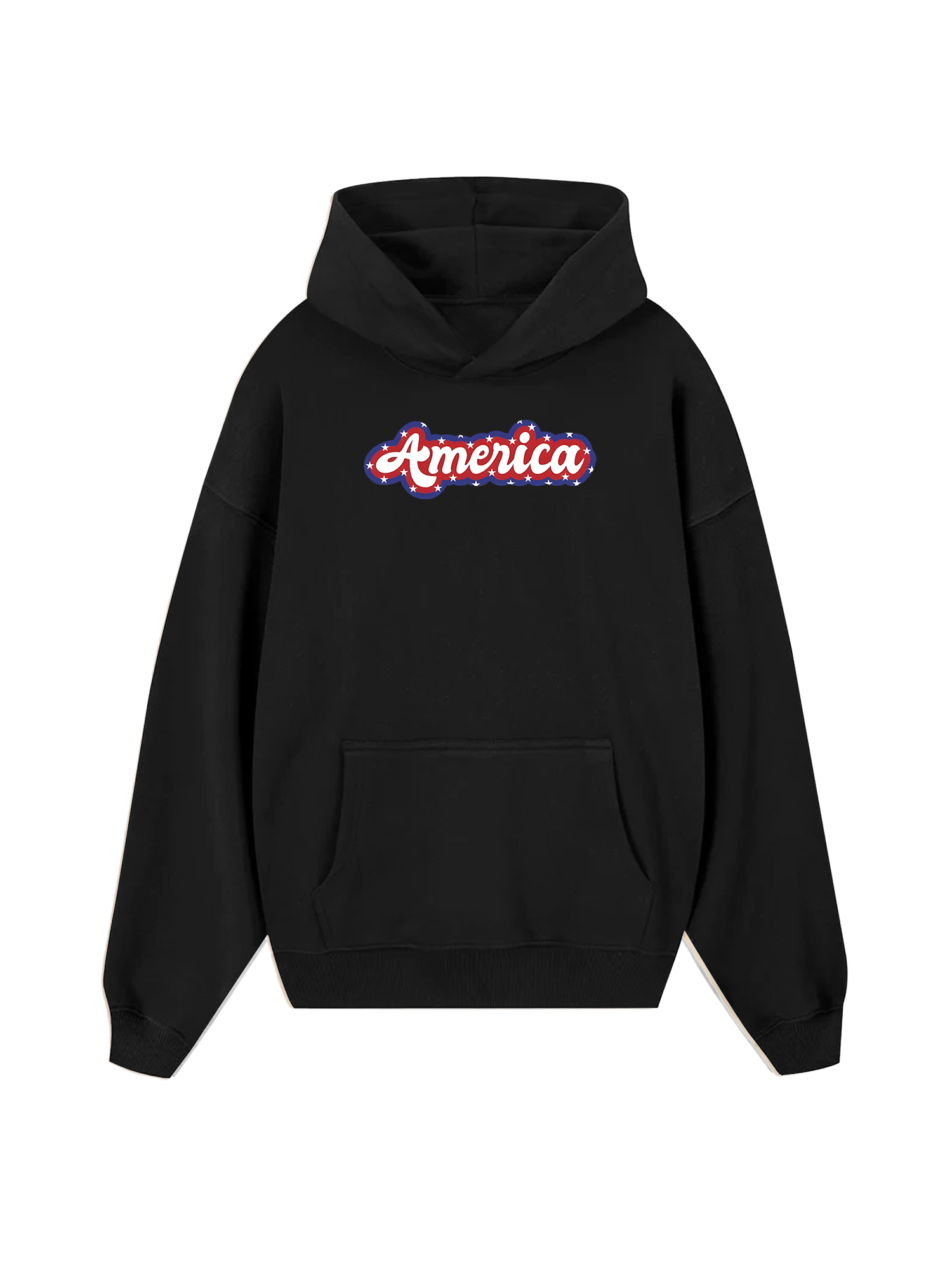 USA Retro Flag America Hoodie