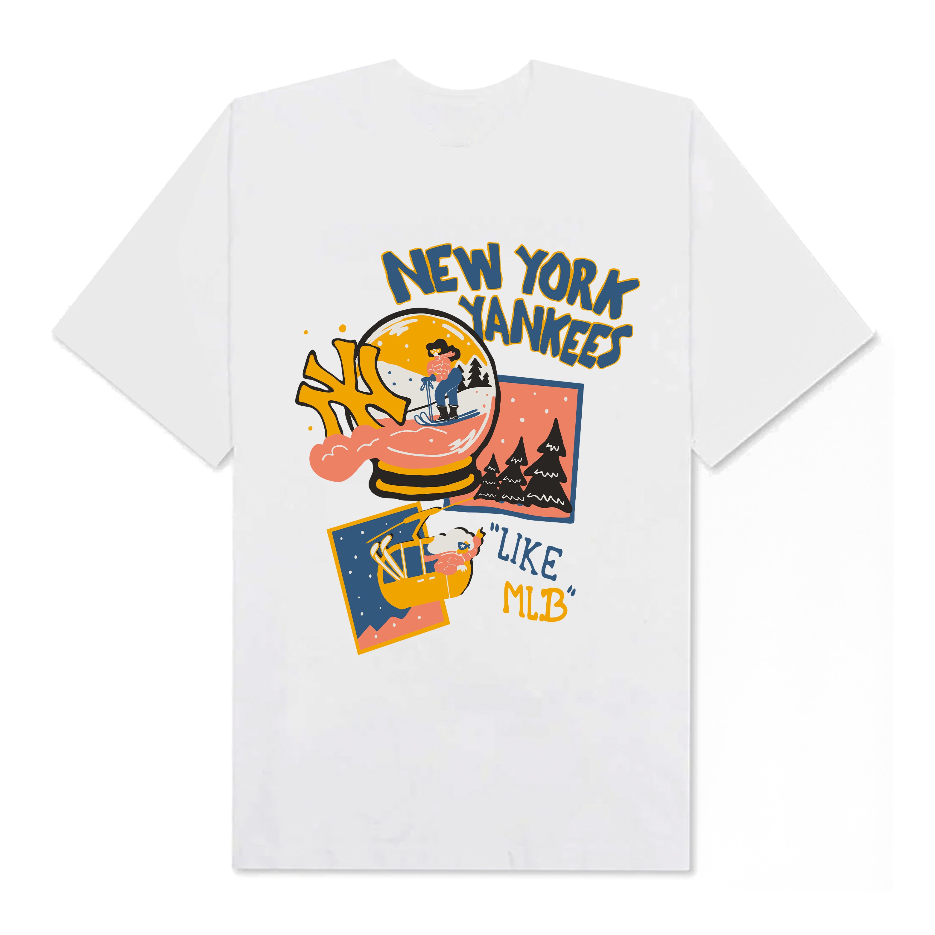 MLB New York Yankees Skiing T-Shirt