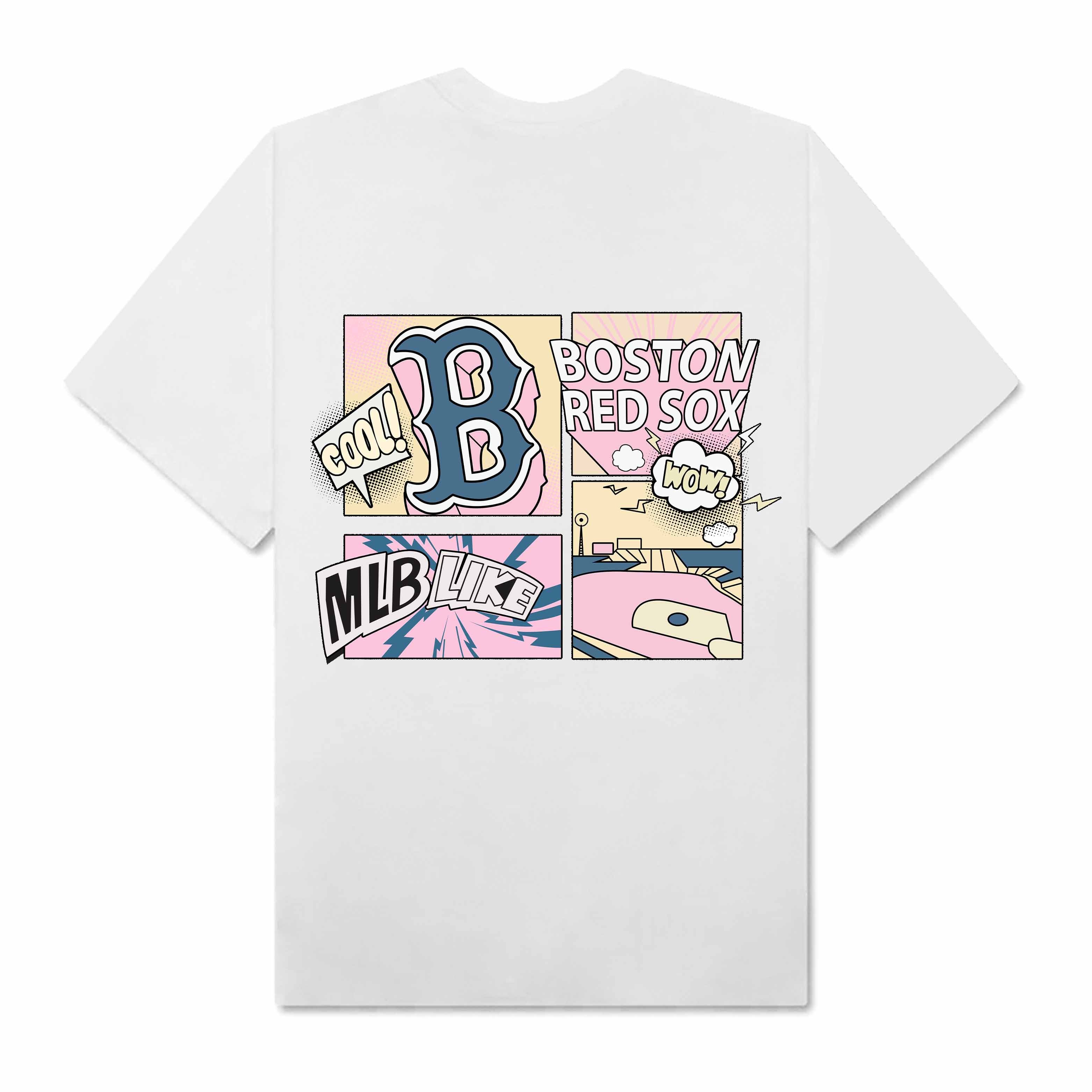 MLB Boston Red Sox Like Cartoon T-Shirt