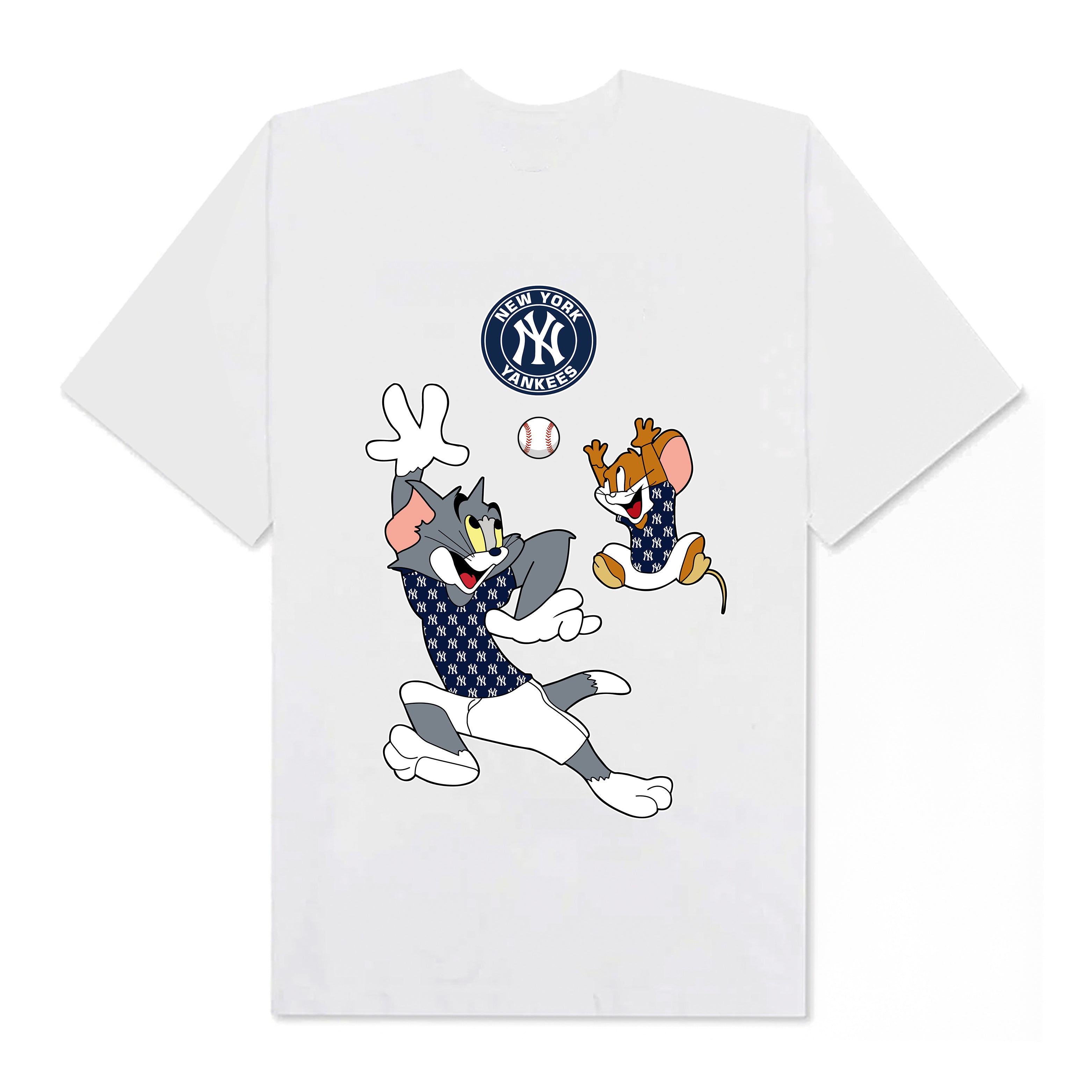 MLB Tom And Jerry New York Yankees T-Shirt