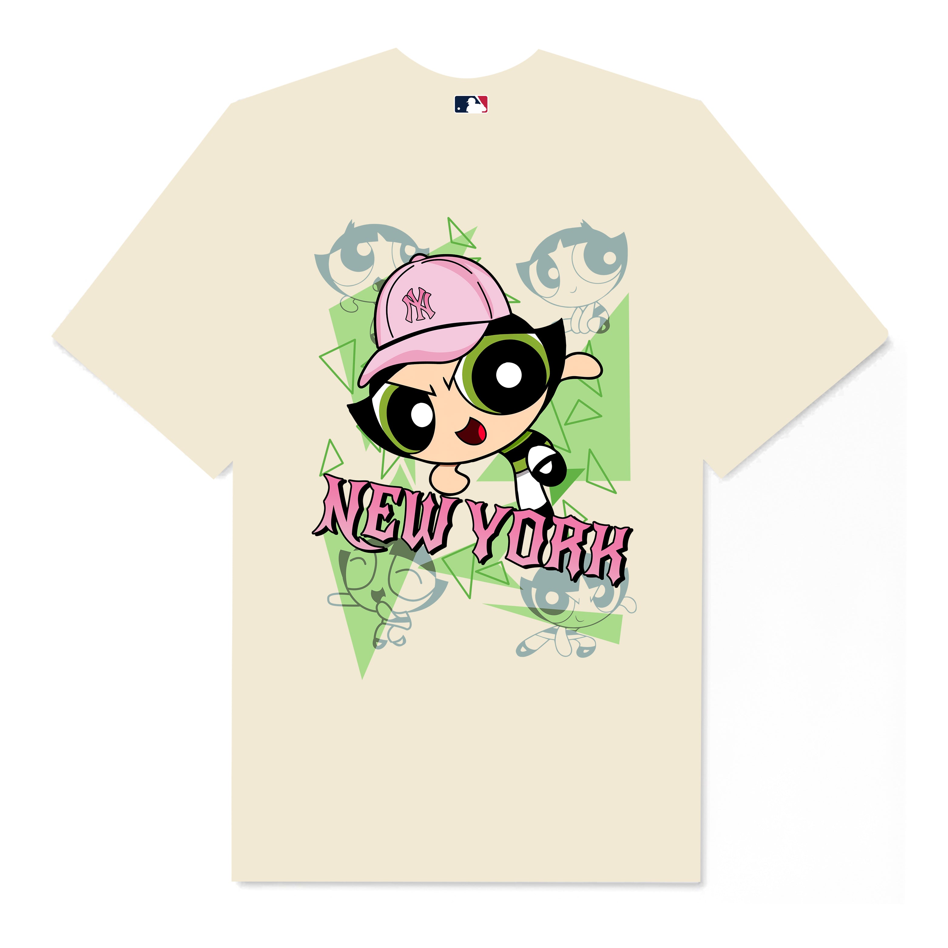 MLB Buttercup The Powerpuff Girls New York Yankees T-Shirt